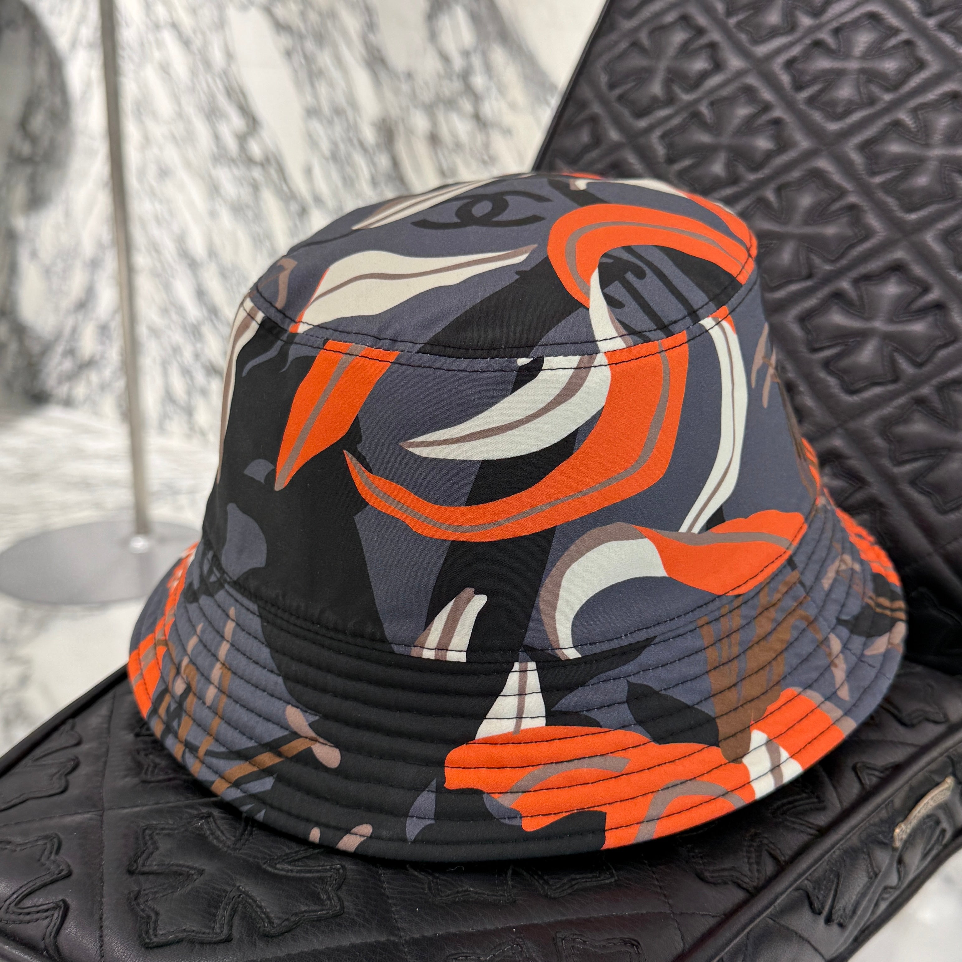 CHANEL 2023AW Coco Mark Reversible Bucket Hat Size ONE SIZE シャネル ココマーク リバーシブル バケットハット サイズONE SIZE