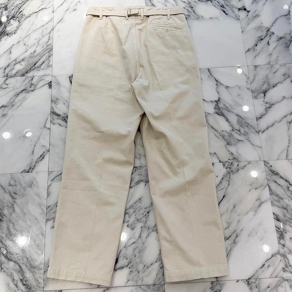 LEMAIRE Twisted Belted Denim Pants BFS-53160-B Size 48 ルメール ツイスト ベルテッド デニム パンツ サイズ48