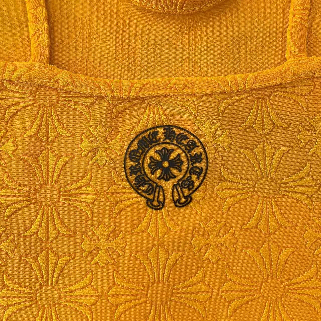 CHROME HEARTS CH Plus Pattern Horseshoe Rubber Print Camisole Size S クロムハーツ CHプラス柄 ホースシューラバープリント キャミソール サイズS