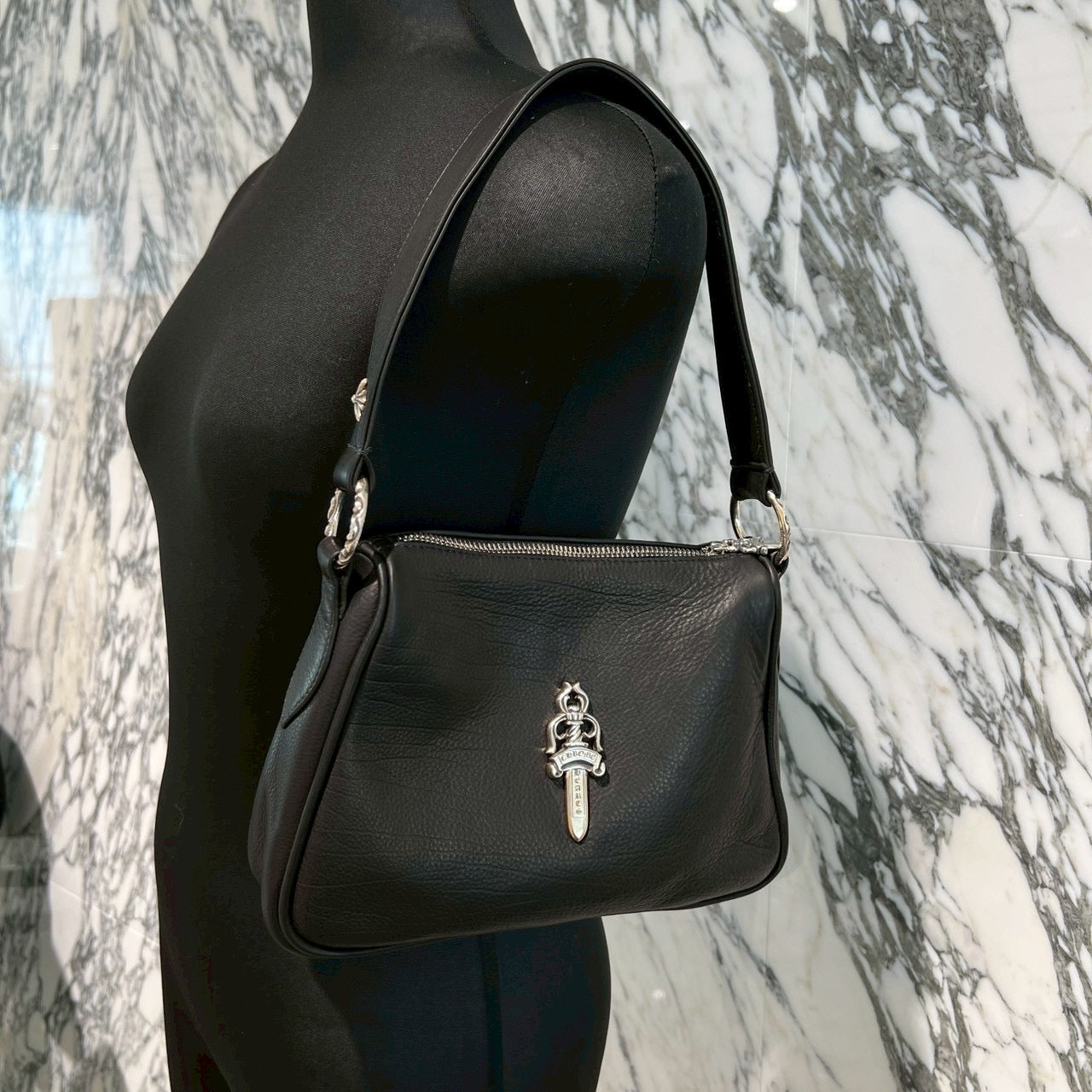 CHROME HEARTS CHICKEN NUGGET Small Leather Shoulder Bag クロムハーツ チキンナゲット スモールレザー ショルダーバッグ