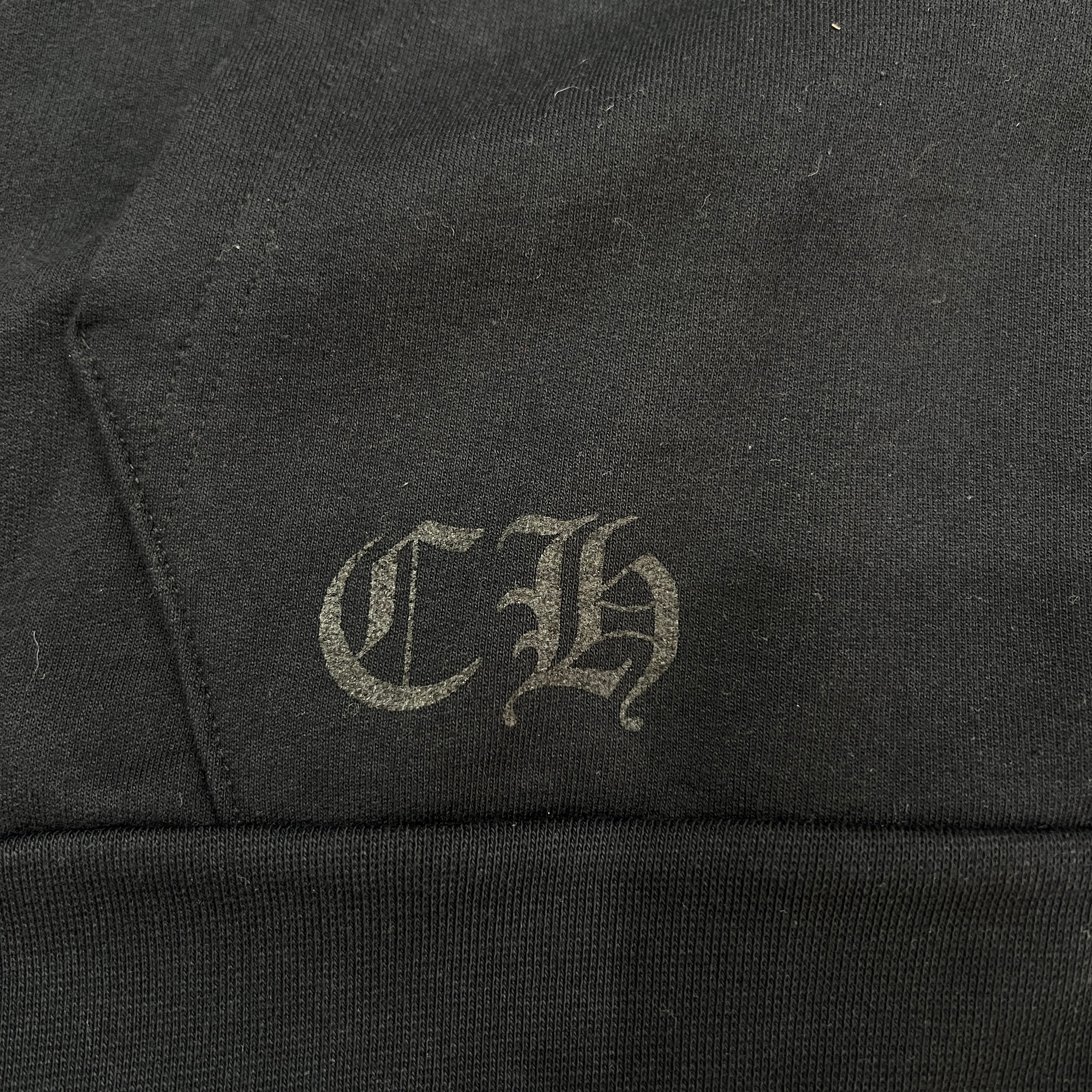 CHROME HEARTS Back Scroll Label Logo Zip Up Hoodie Size XL クロムハーツ バックスクロールラベルロゴジップアップフーディ サイズXL