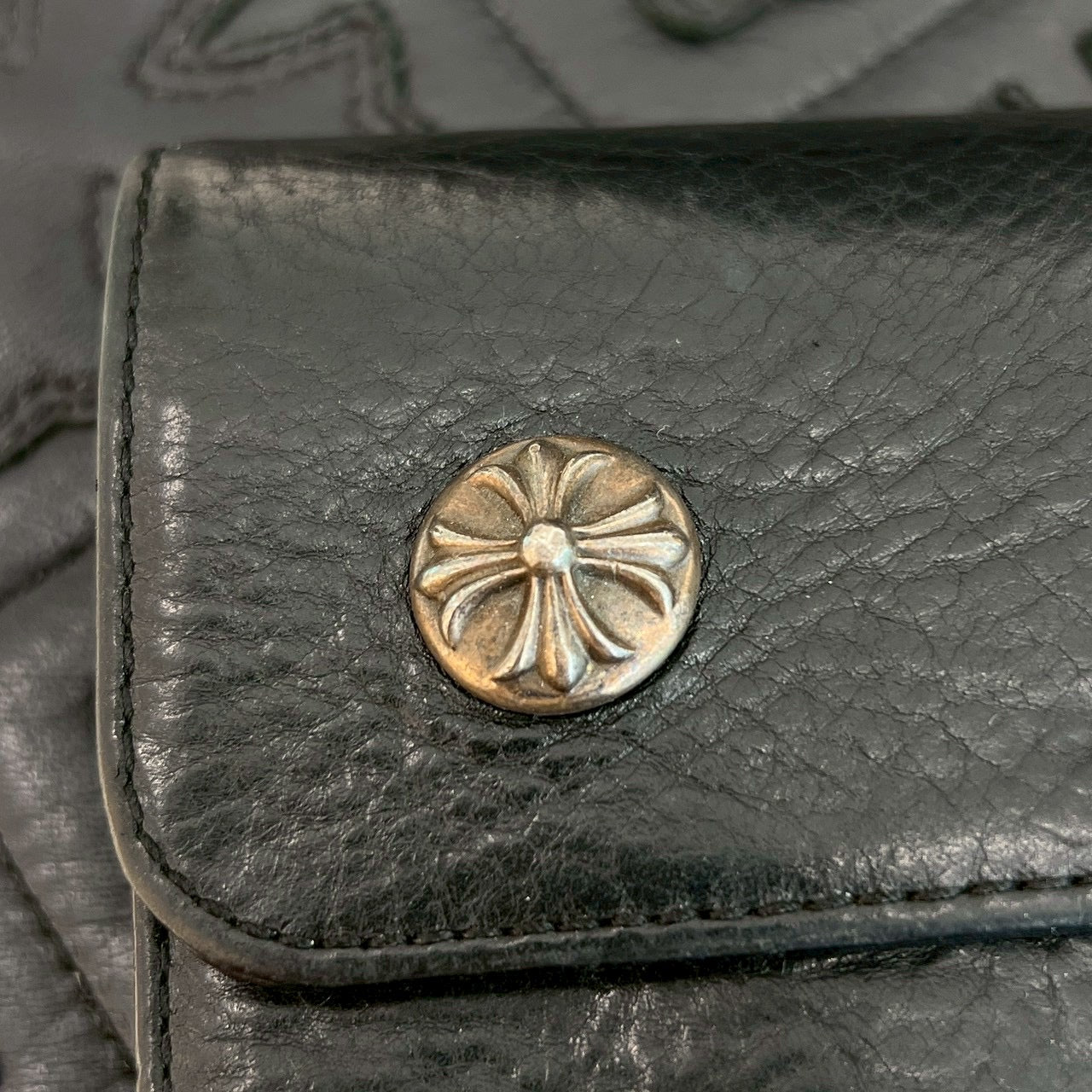 CHROME HEARTS Wave Cross Ball Wallet クロムハーツ ウェーブクロスボール ウォレット