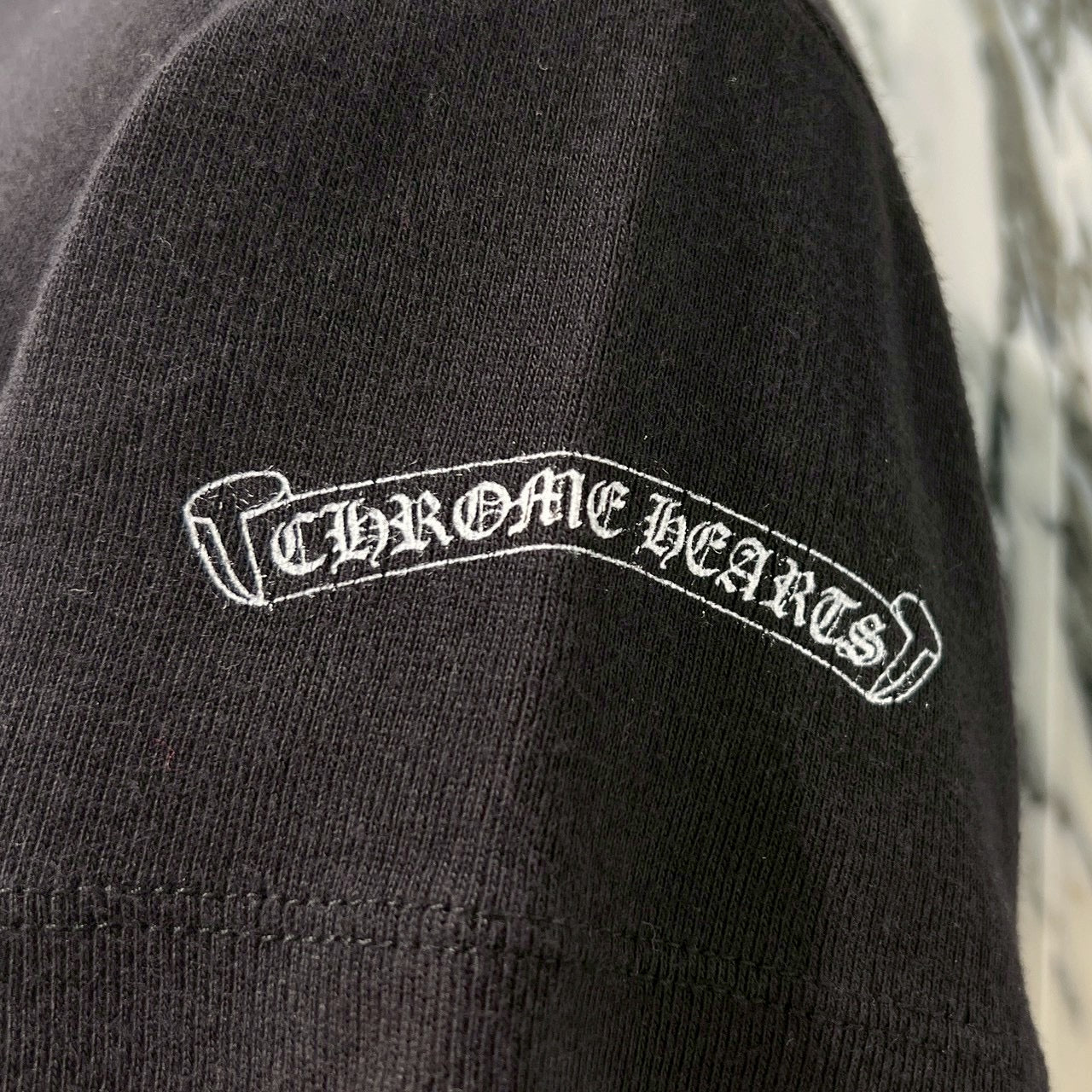 CHROME HEARTS CH Plus Back Floral Cross Tee クロムハーツ CHプラス バックフローラルクロス Tシャツ