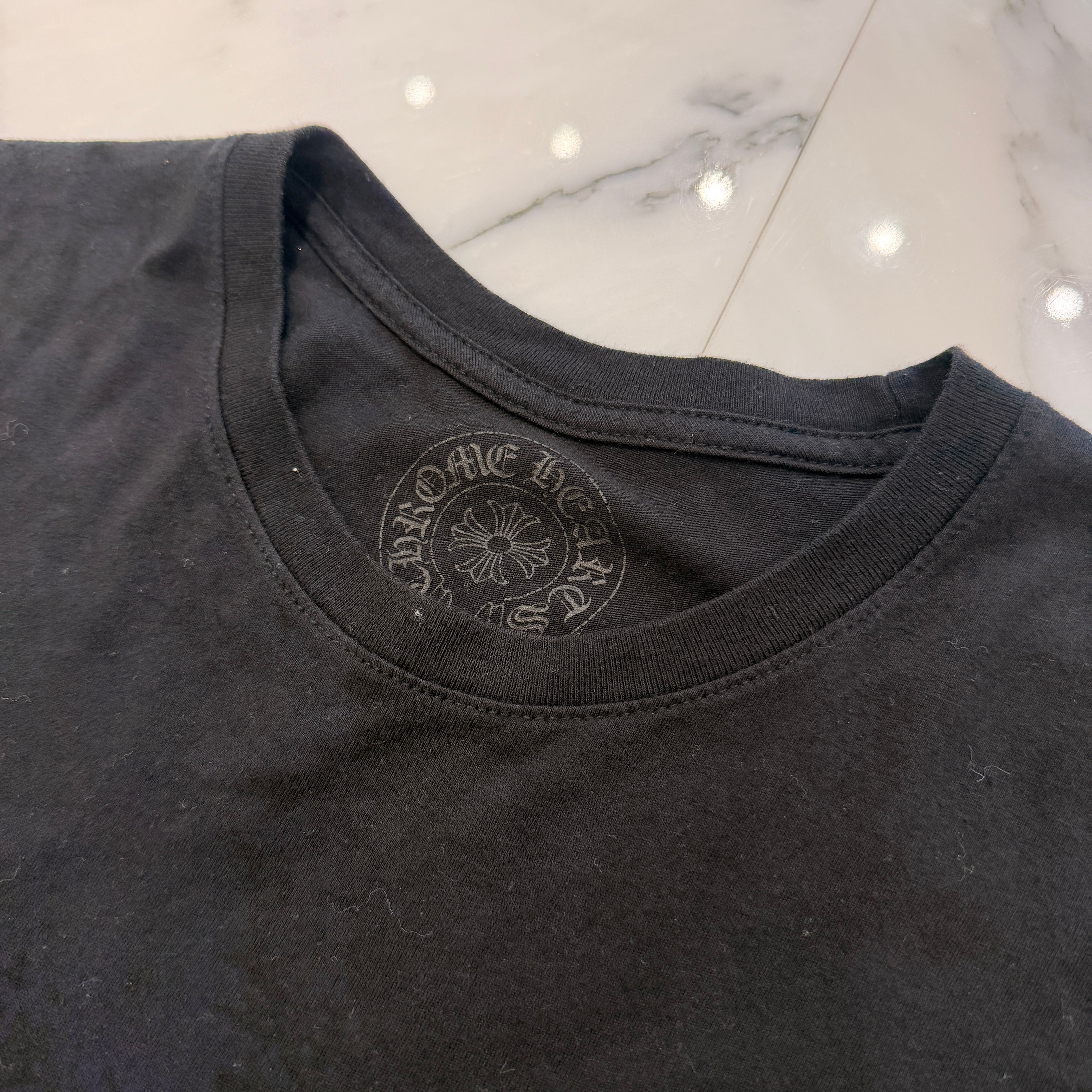 CHROME HEARTS MLTCOL CEM CRS Long Sleeve Tee Size S クロムハーツ マルチカラー セメタリークロス ロングスリーブTシャツ サイズS