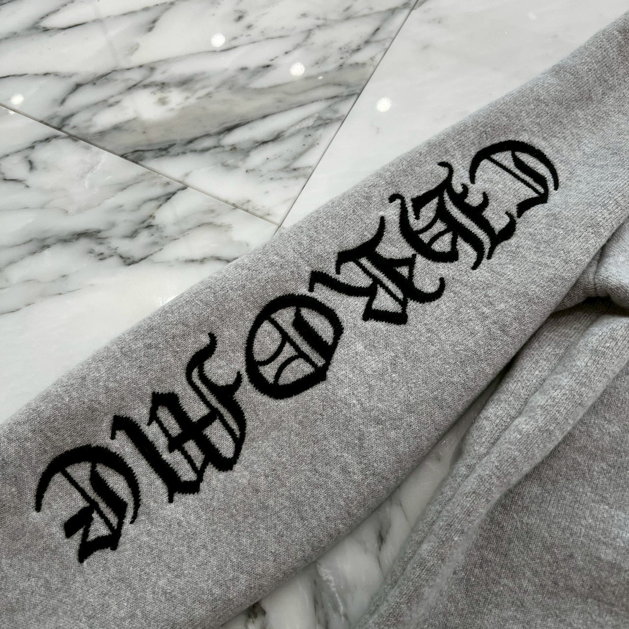 CHROME HEARTS YNOT ARM LOGO EMBROIDERY CASHMERE KNIT SWEATER Size M クロムハーツ ワイノット 袖ロゴ刺繍 カシミアニット セーター サイズM