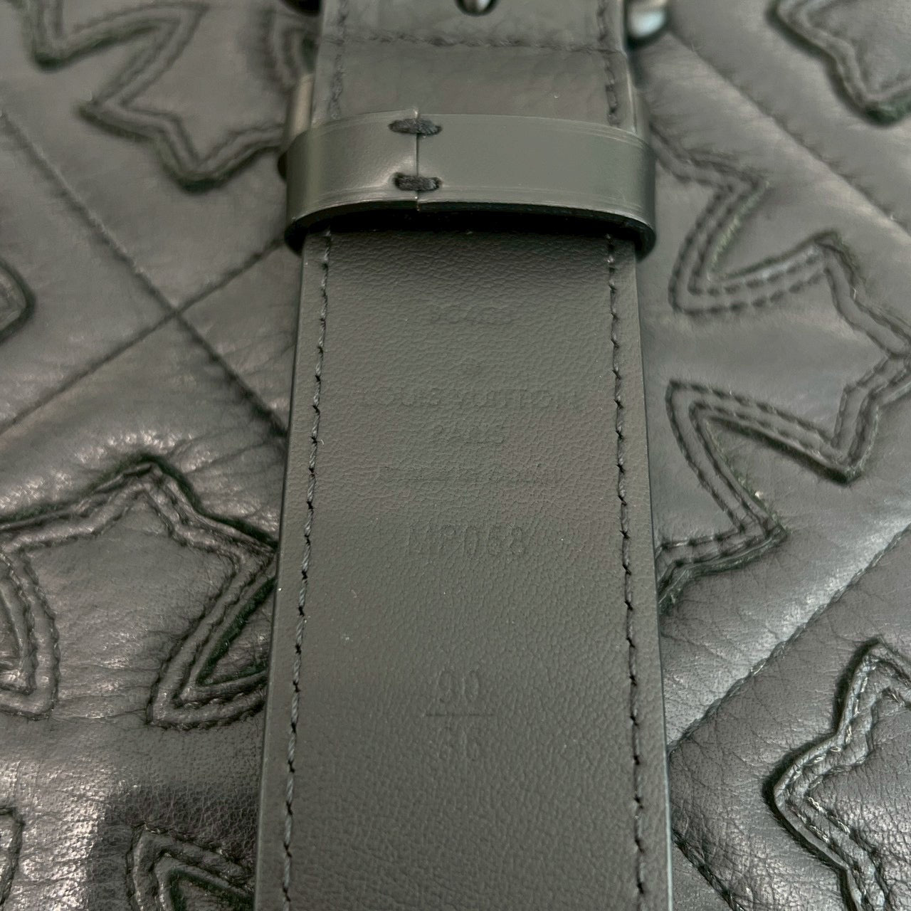 LOUIS VUITTON Sun Tulle Signature Chain Belt MP058 Size 90/36 ルイ