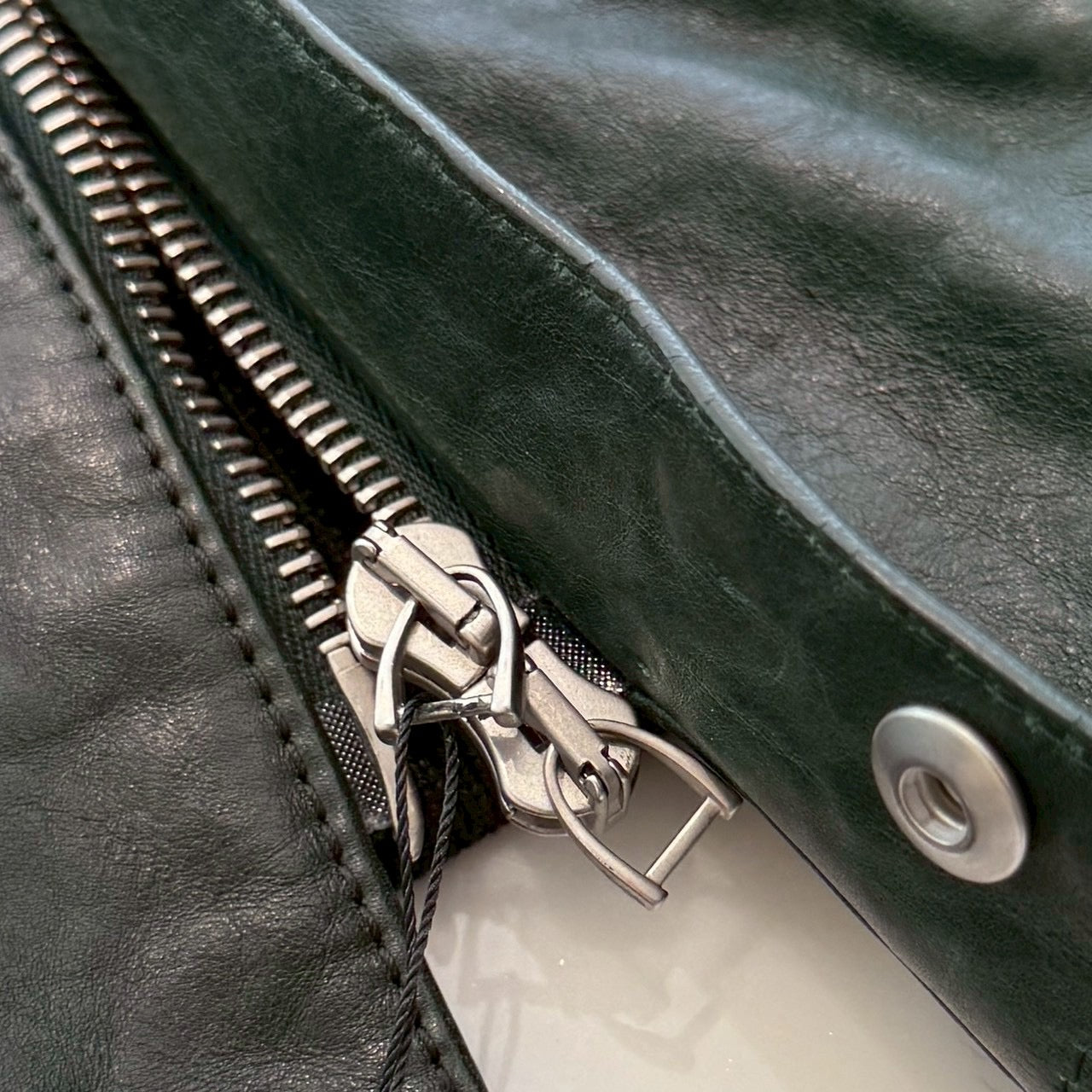 Berluti Grained Leather Flight Jacket Blouson R23LBL118 Size R52 ベルルッティ グレインレザー フライトジャケット ブルゾン サイズR52