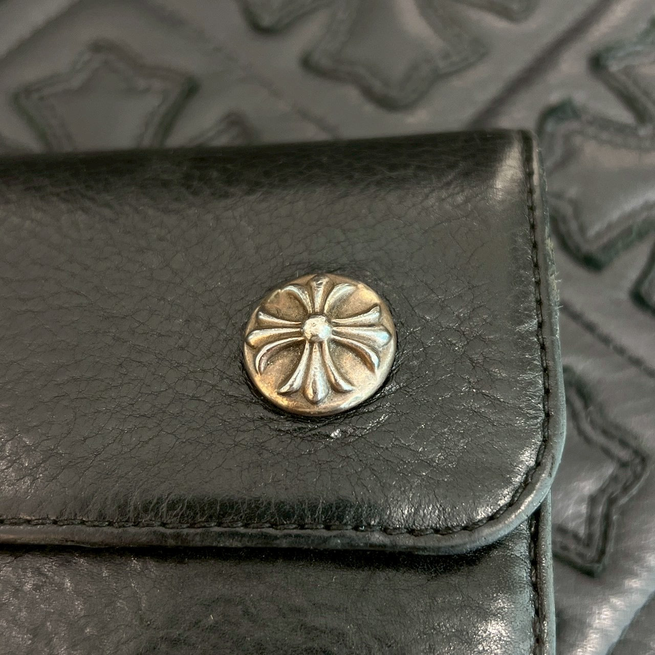 CHROME HEARTS Wave Cross Ball Wallet クロムハーツ ウェーブクロスボール ウォレット