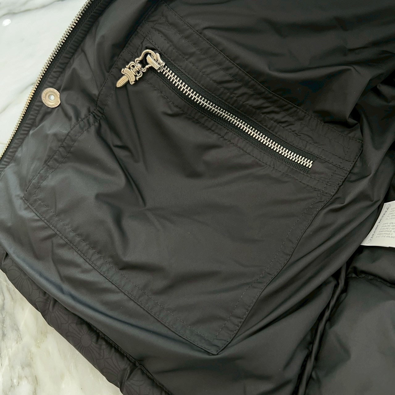 CHROME HEARTS CH Plus Stiff Down Jacket Size S クロムハーツ CHプラス スティッフ ダウンジャケット サイズS