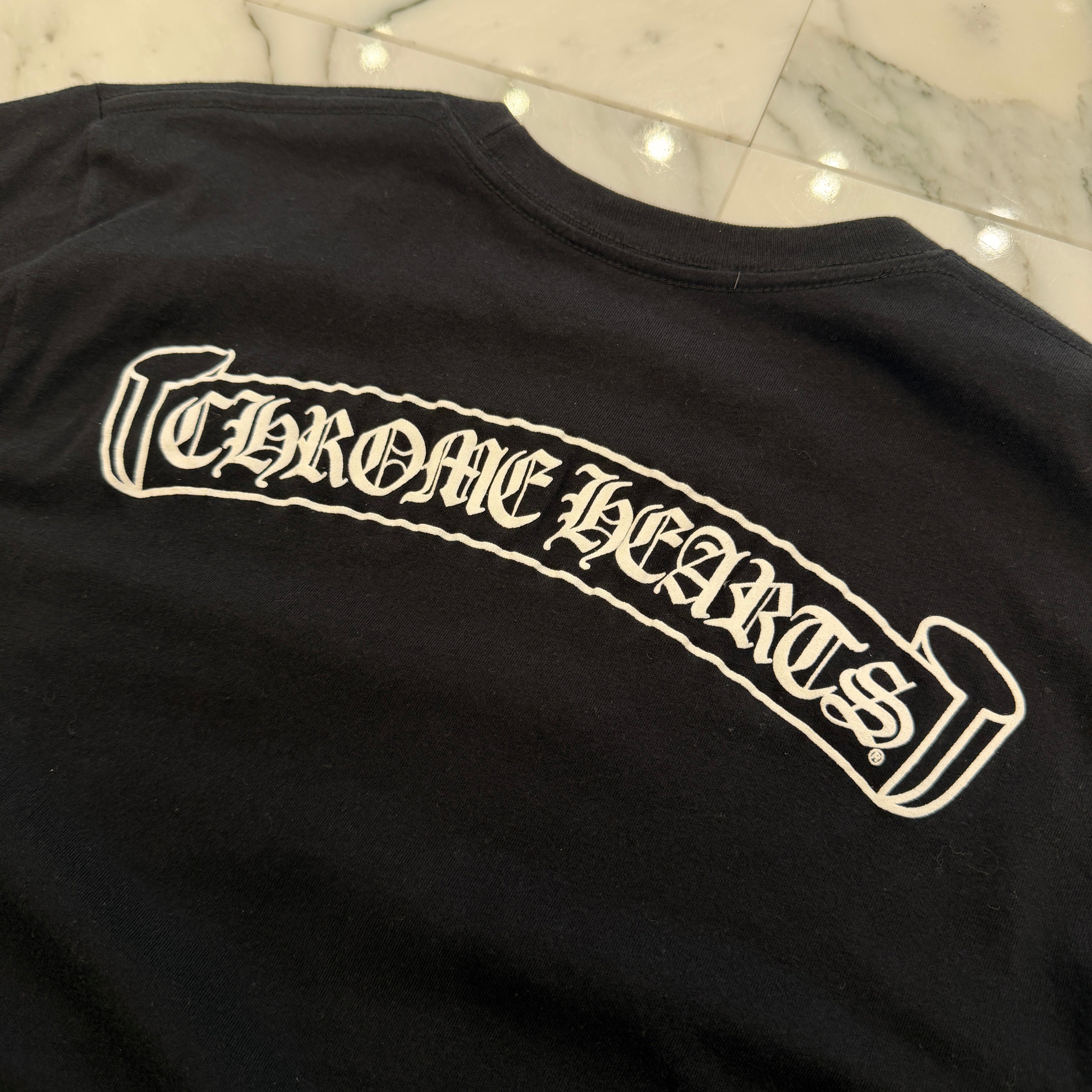 CHROME HEARTS MLTCOL CEM CRS Tee Size S クロムハーツ マルチカラー セメタリークロス Tシャツ サイズS