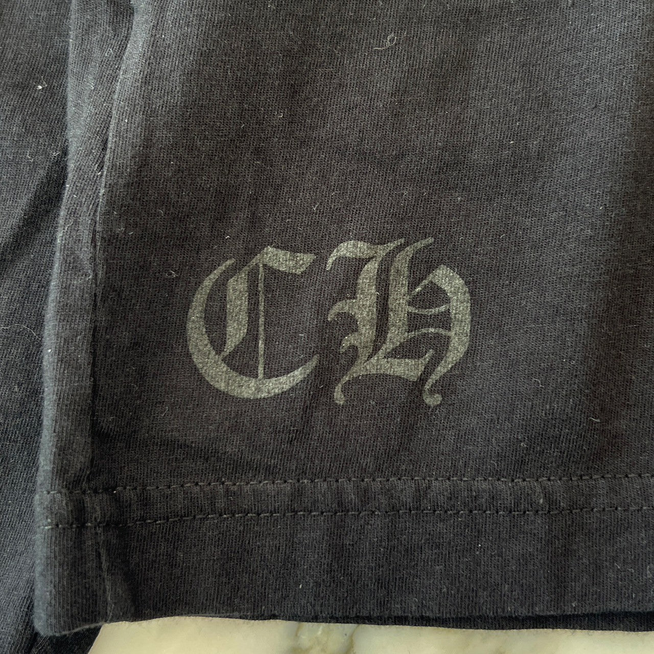 CHROME HEARTS Old English Neck Logo Long Sleeve Tee Size L クロムハーツ オールドイングリッシュ ネックロゴ ロングスリーブTシャツ サイズL