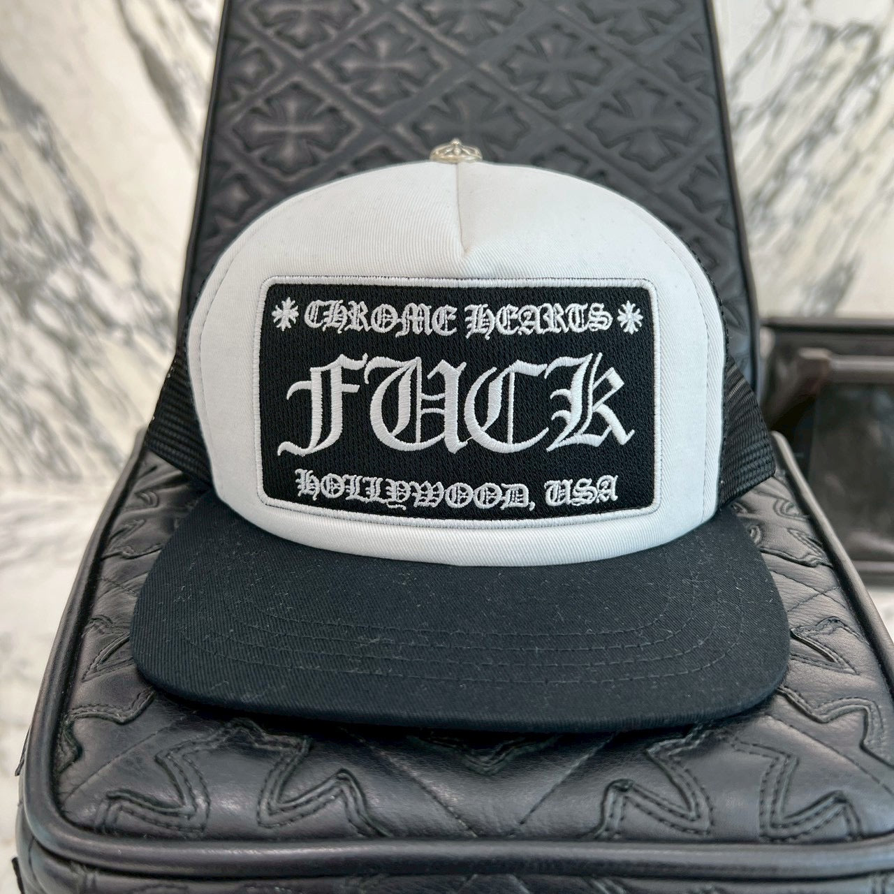 CHROME HEARTS TRUCKER FUCK CAP Size ONE SIZE（51-61）クロムハーツ トラッカーキャップ メッシュキャップ FUCKパッチ サイズONE SIZE（51-61）