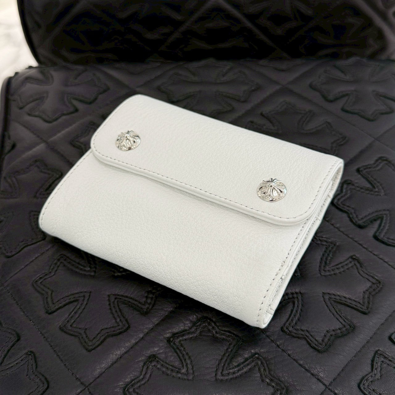 CHROME HEARTS Wave Mini Cross Ball Wallet クロムハーツ ウェイブミニ クロスボール ウォレット