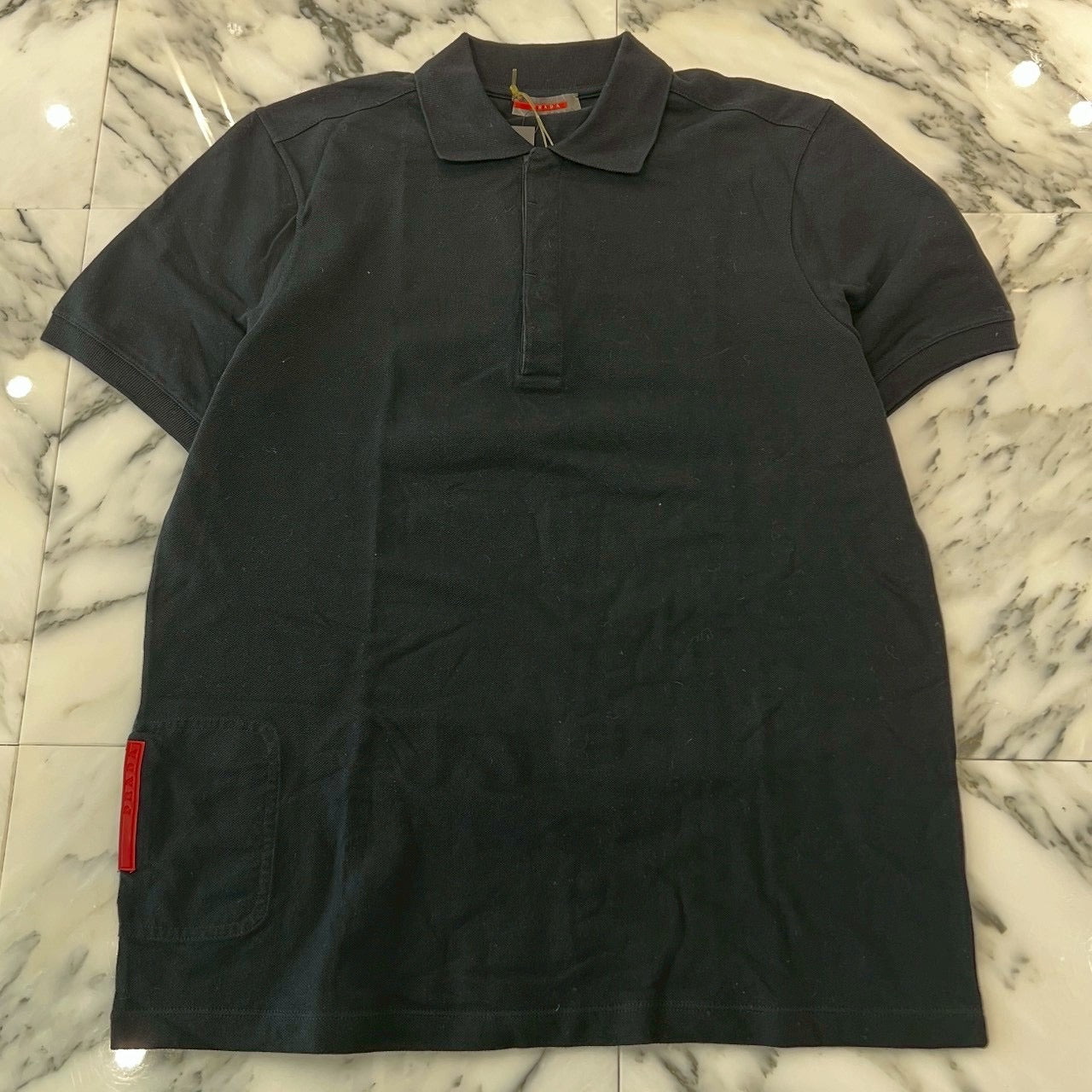 PRADA SPORT 2010 Cotton Polo Shirt SJM138 Size L プラダ スポーツ 2010 コットン ポロシャツ サイズL