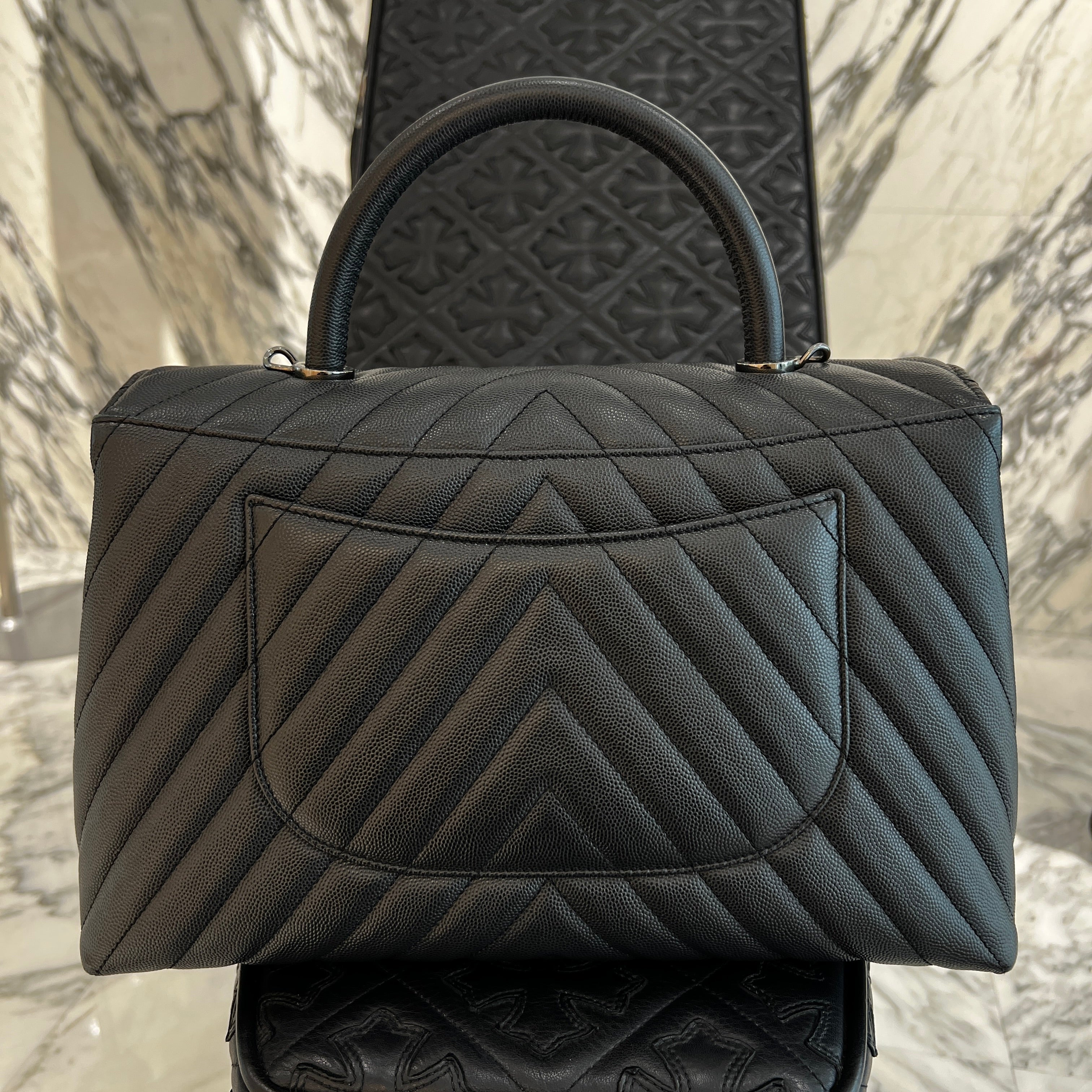 CHANEL Coco Handle 29 Leather Shoulder Bag シャネル ココハンドル 29 レザーショルダーバッグ