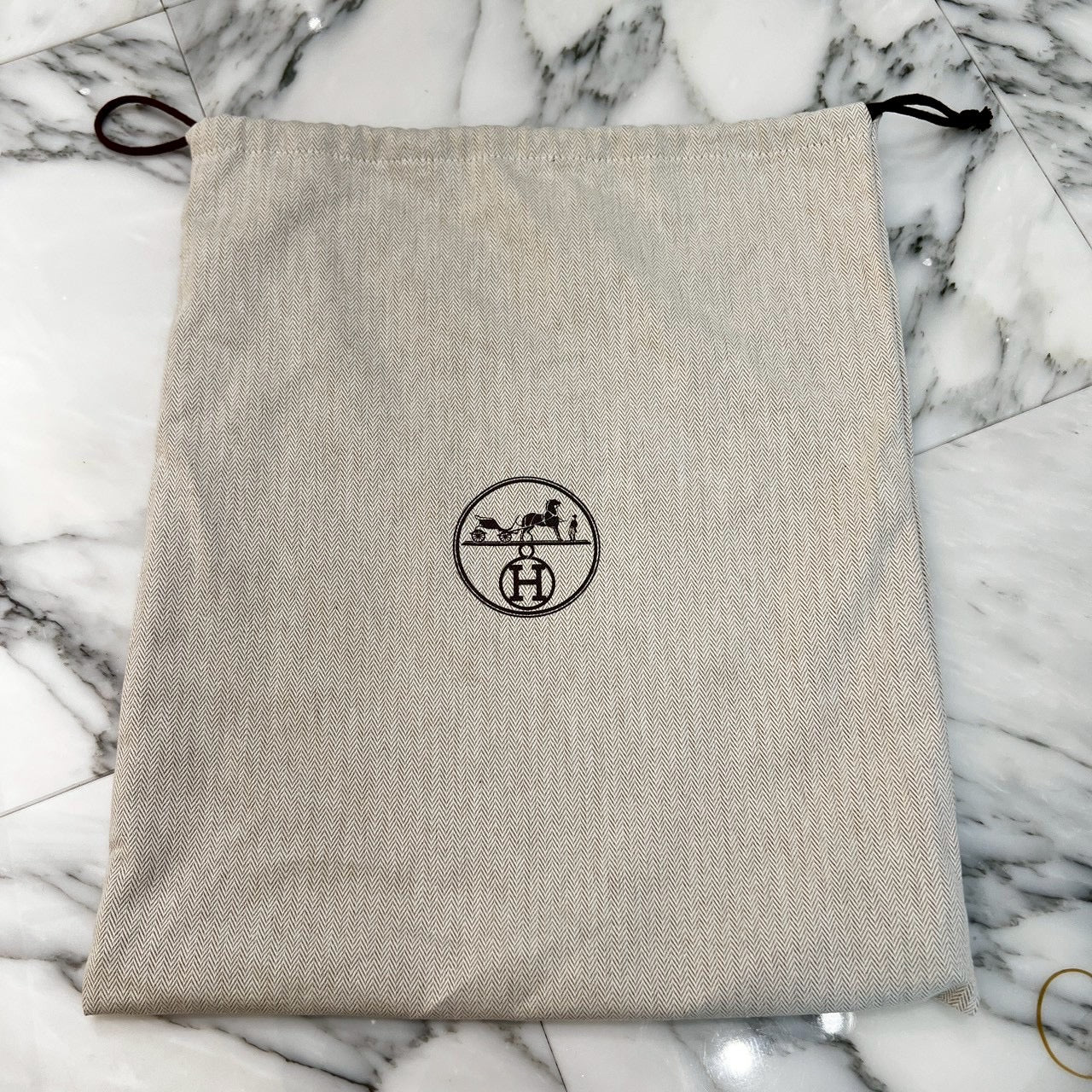 HERMES Néogarden Party TTPM "Béton" Leather Hand Bag K刻印 エルメス ネオガーデンパーティ TTPM "ベトン" レザーハンドバッグ K刻印