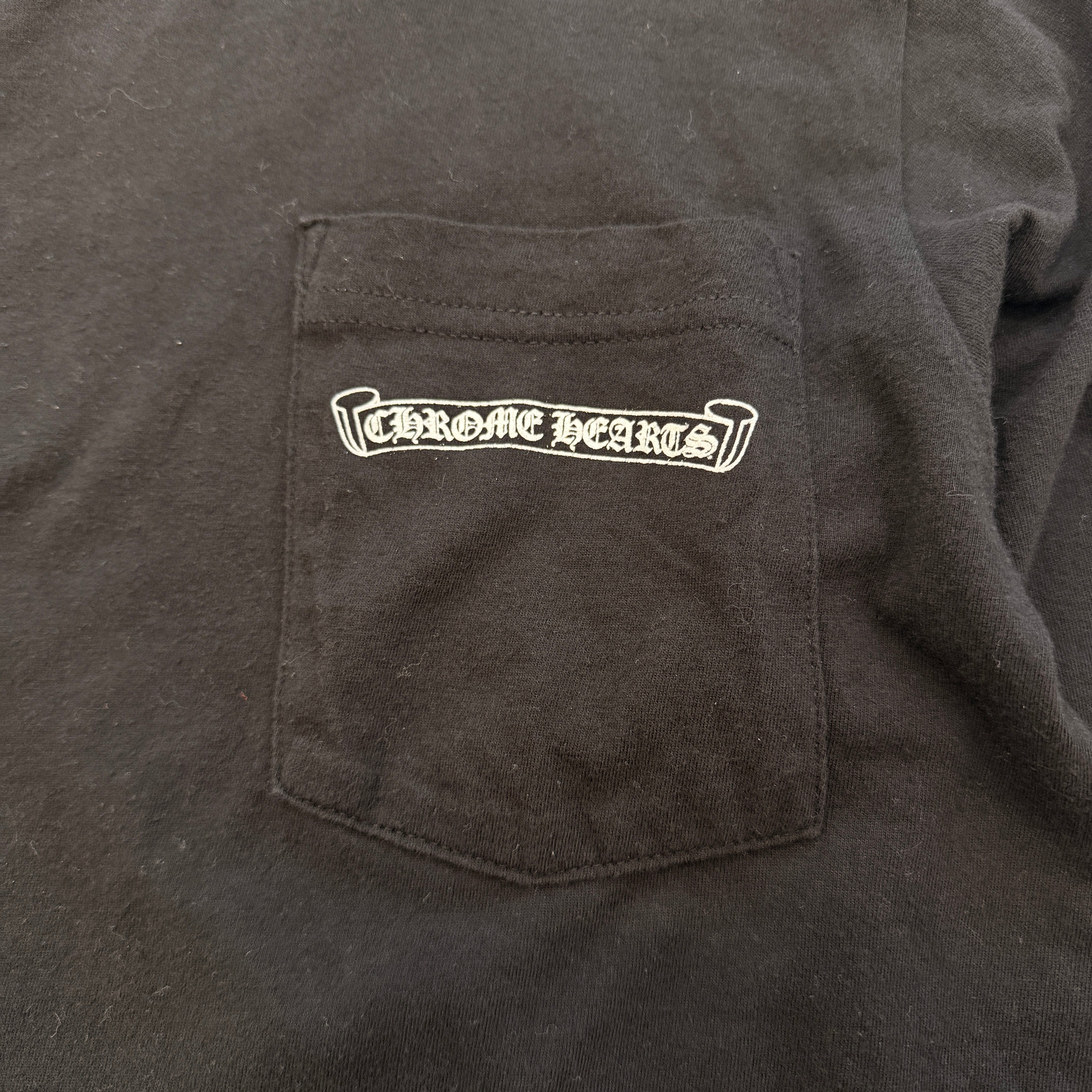 CHROME HEARTS MLTCOL CEM CRS Long Sleeve Tee Size S クロムハーツ マルチカラー セメタリークロス ロングスリーブTシャツ サイズS