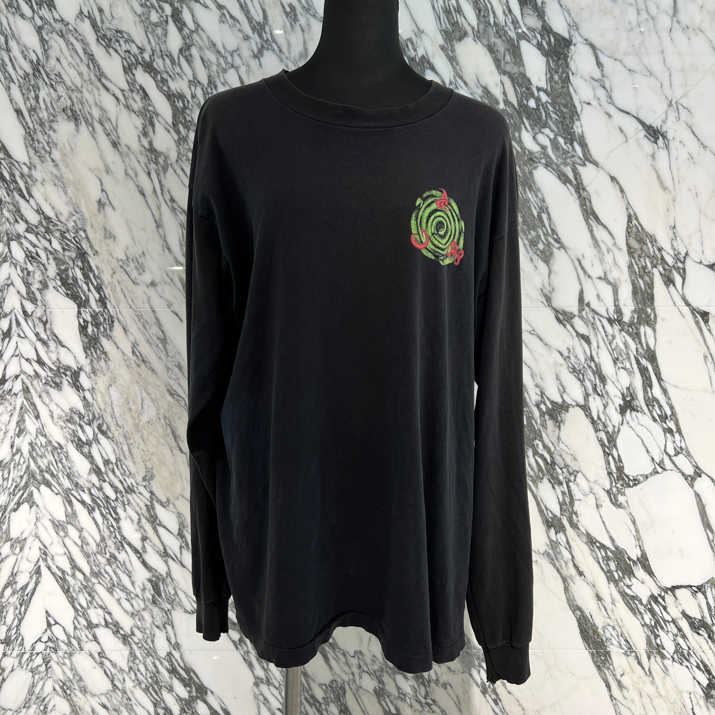 Vintage 90's Alice In Chains "Australian Dirt Tour" 1993 FRUIT OF THE LOOM L/S Tee Size XL 90's アリス・イン・チェインズ "オーストラリアン ダーティーツアー" 1993 フルーツオブザルーム社製 ロングスリーブ Tシャツ サイズXL