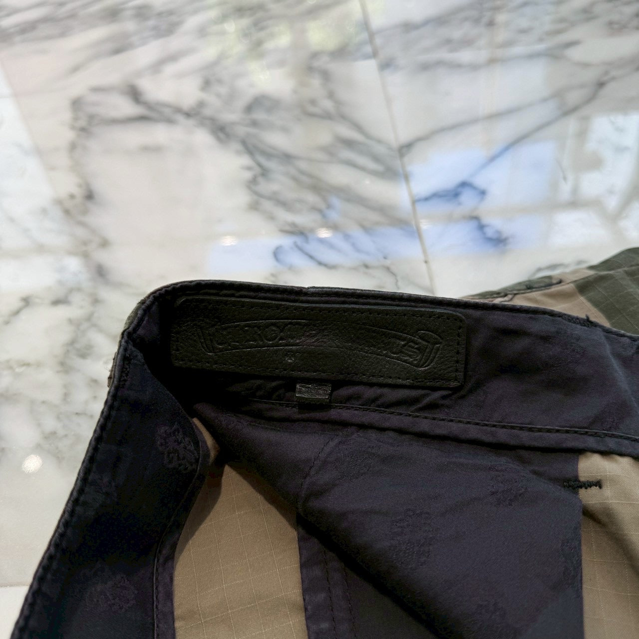 CHROME HEARTS Cross Ball Button Camo Cargo Half Pants Size 33 クロムハーツ クロスボールボタン カモ ハーフパンツ サイズ33