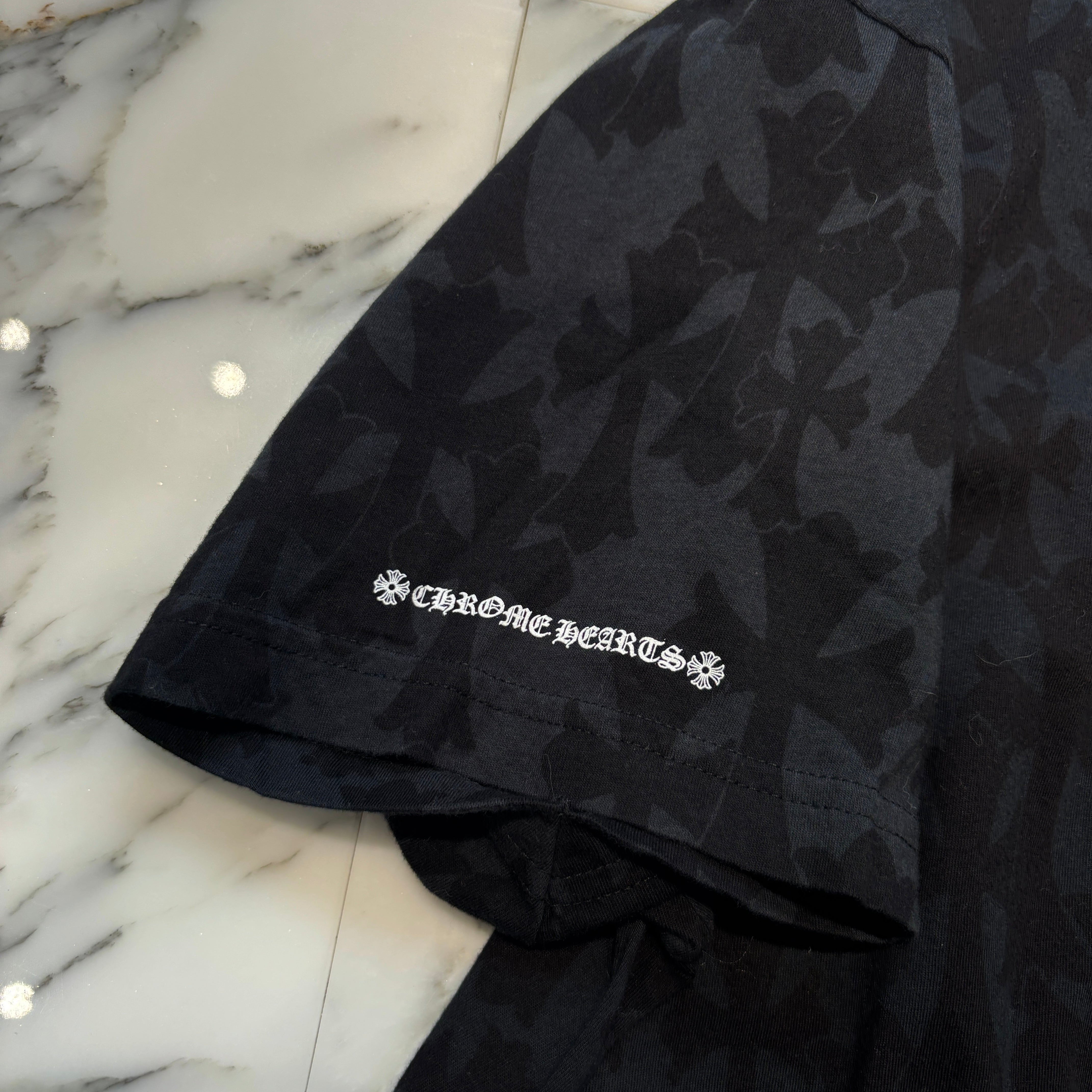 CHROME HEARTS 2024SS Graveyard Cemetery Cross Tee Size M クロムハーツ グレイブヤードセメタリークロス Tシャツ サイズM