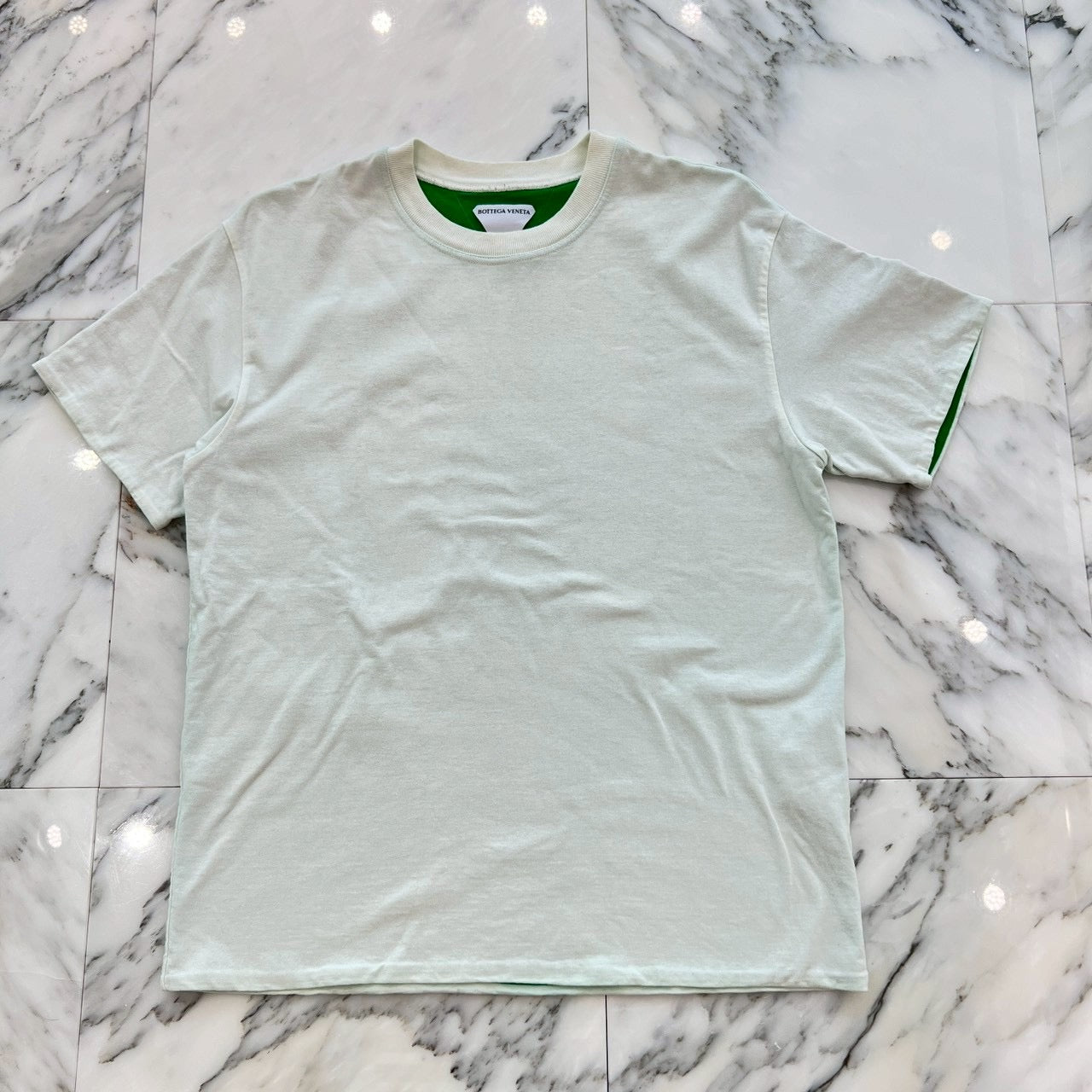 BOTTEGA VENETA 2022SS Double Layer Cotton Jersey Tee 661788 V16E0 Size S ボッテガ・ヴェネタ ダブルレイヤー コットンジャージー Tシャツ サイズS