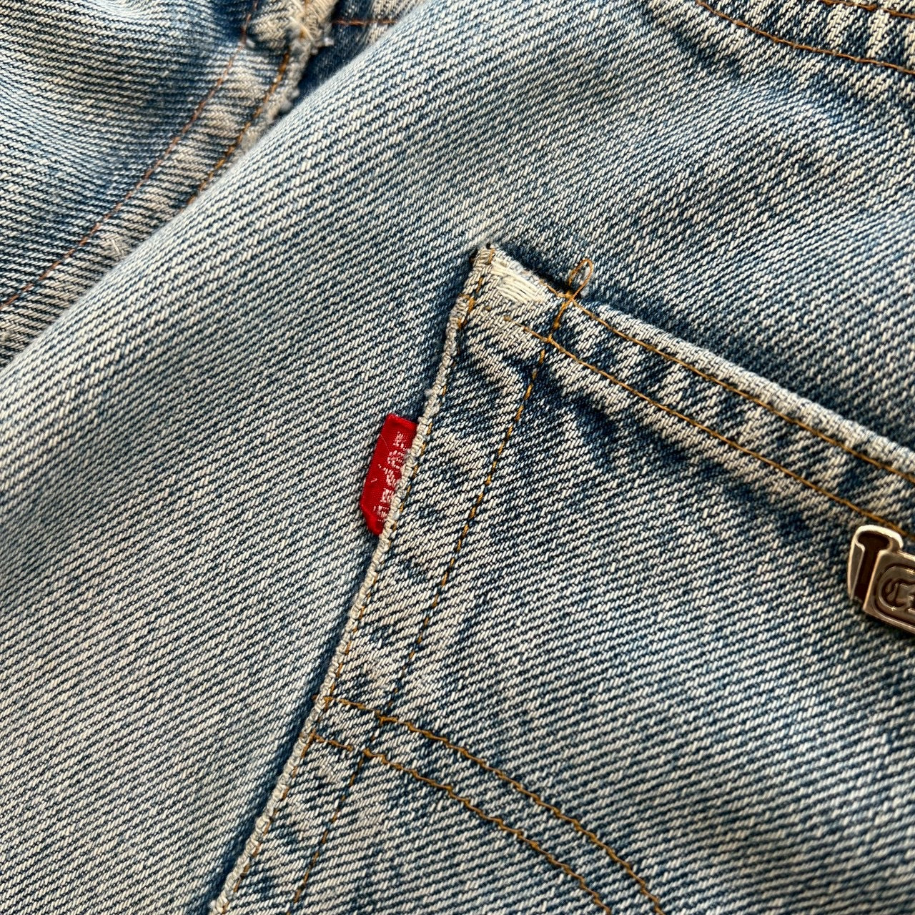 CHROME HEARTS × Levi's Body VNTG Cross Leather Patch Jeans Size 36 クロムハーツ × リーバイスボディ ヴィンテージ クロスレザーパッチ ジーンズ デニムパンツ サイズ36