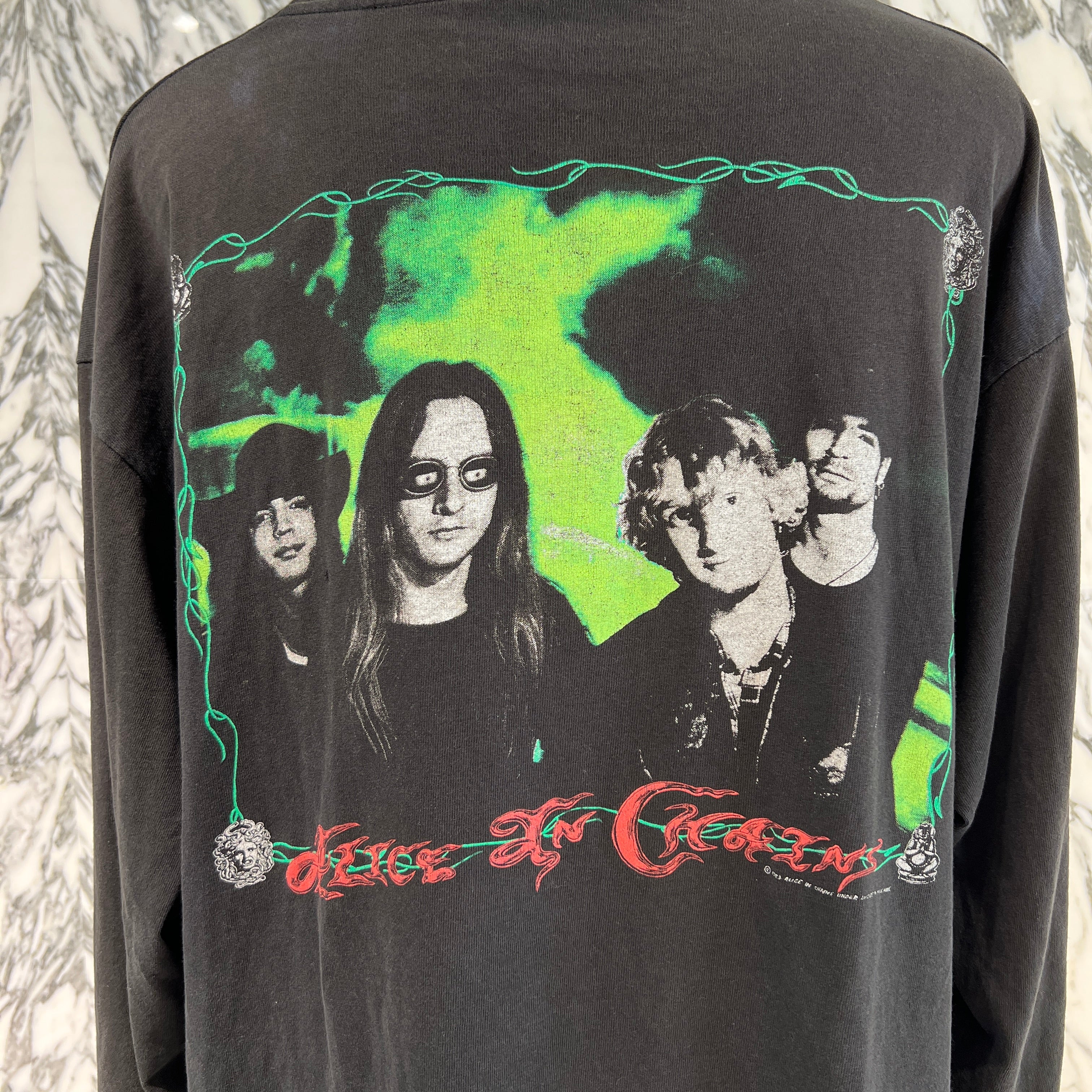 Vintage 90's Alice In Chains "Australian Dirt Tour" 1993 FRUIT OF THE LOOM L/S Tee Size XL 90's アリス・イン・チェインズ "オーストラリアン ダーティーツアー" 1993 フルーツオブザルーム社製 ロングスリーブ Tシャツ サイズXL