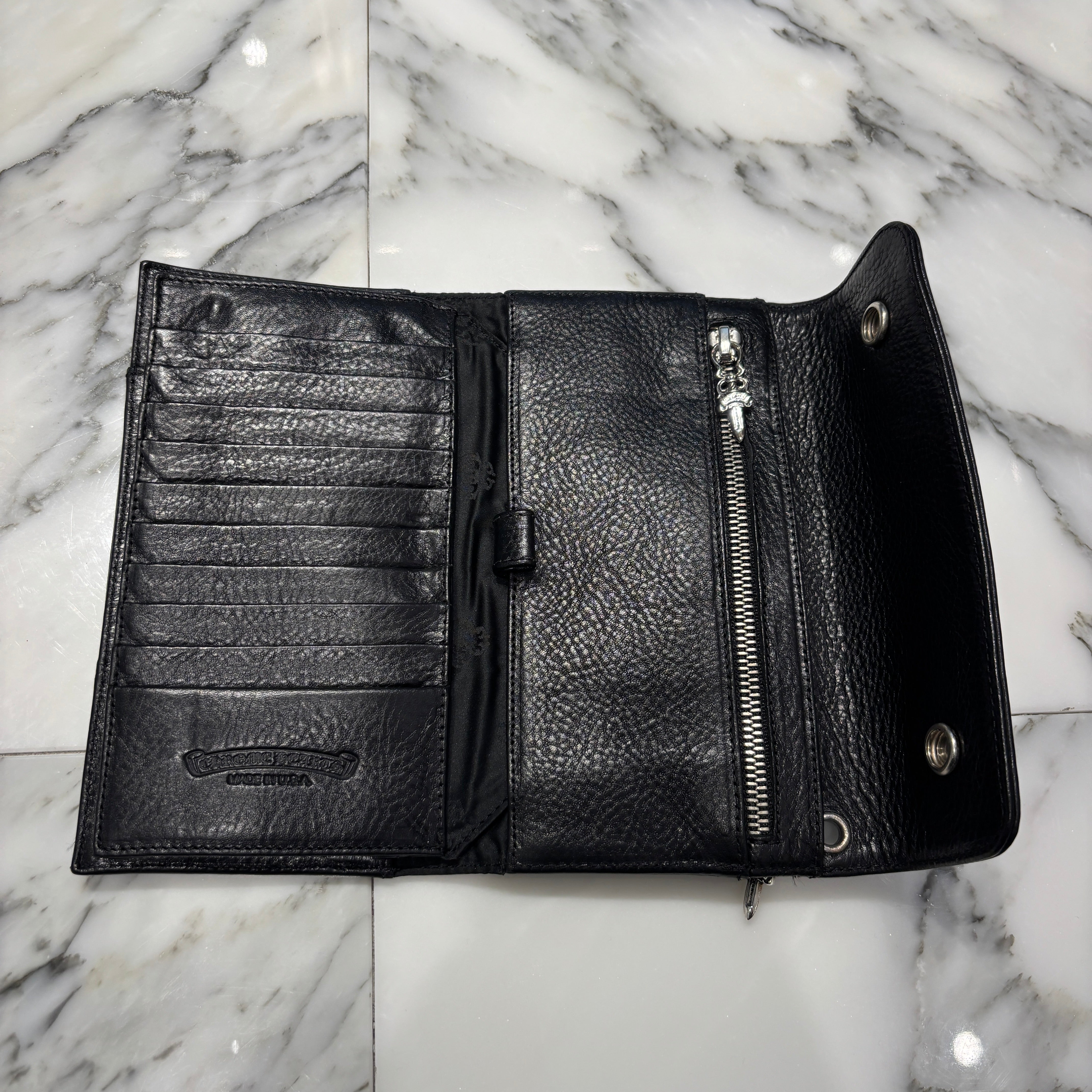 CHROME HEARTS Wave Cross Ball Wallet クロムハーツ ウェーブクロスボール ウォレット