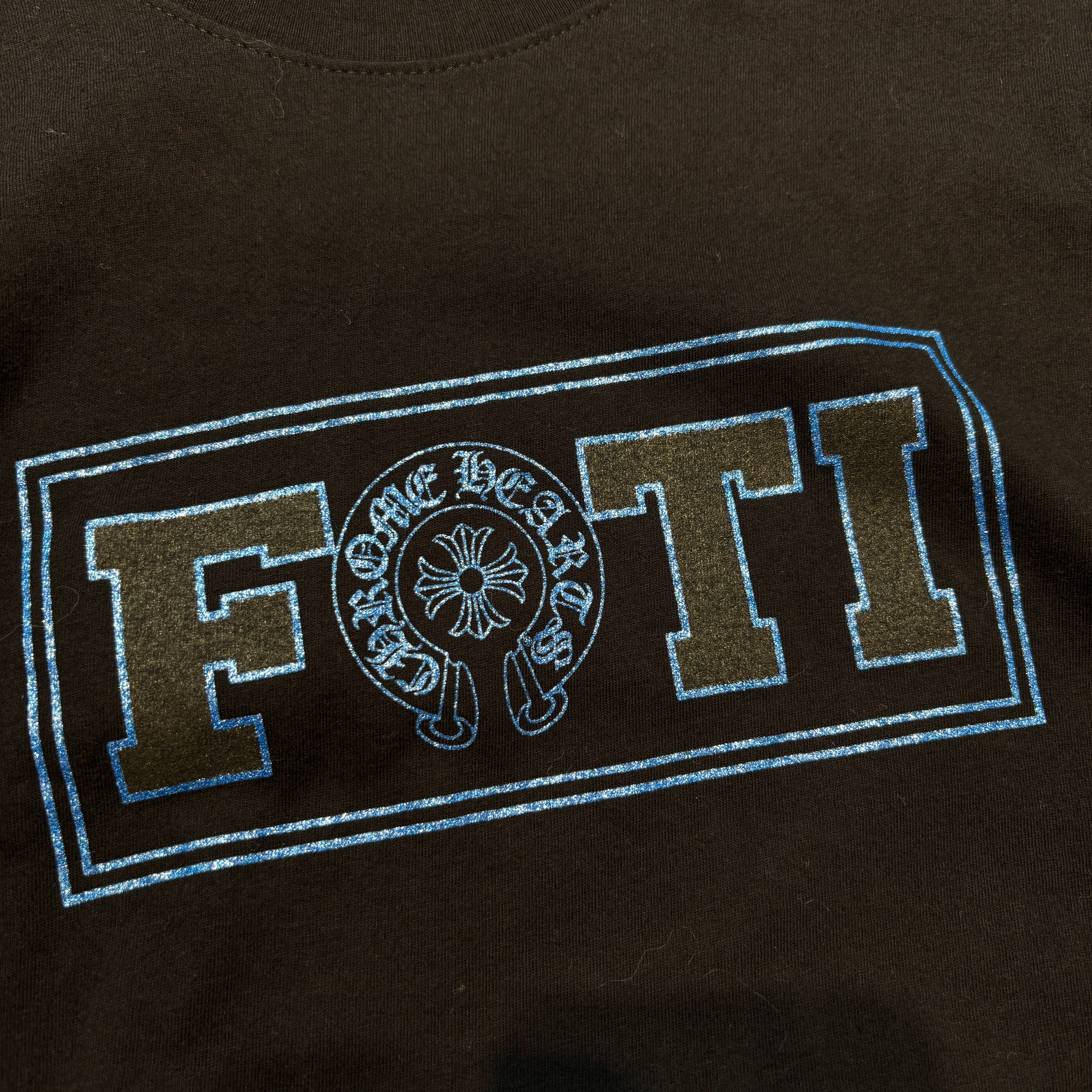 CHROME HEARTS FOTI MAHALIA Floral Cross Long Sleeve Tee Size L クロムハーツ フォティ マハリア フローラルクロス ロングスリーブTシャツ サイズL