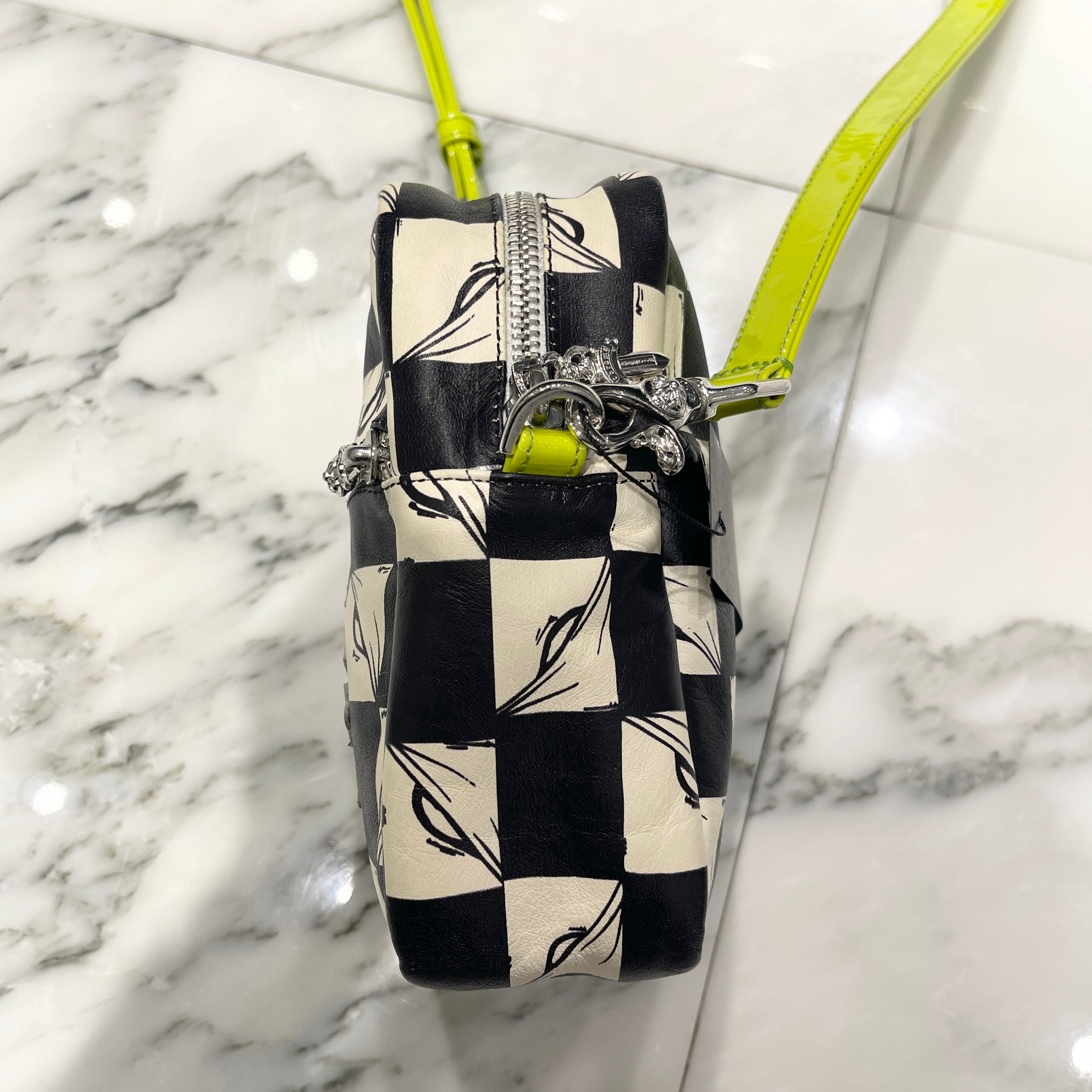 CHROME HEARTS × MATTY BOY PPO 99EYES TAKA MINI 3 Cemetery Cross Patch Shoulder Bag クロムハーツ × マッティボーイ プロ 99アイズ タカミニ 3セメタリークロスパッチ ショルダーバッグ