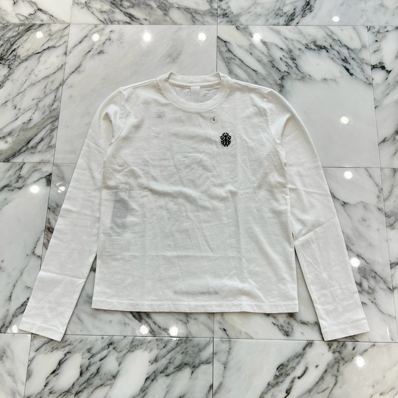 CHROME HEARTS Y NOT Vine Dagger CH Plus Embroidery Long Sleeve Tee Size S クロムハーツ ワイノット ヴァインダガー CHプラス刺繍 ロングスリーブTシャツ サイズS