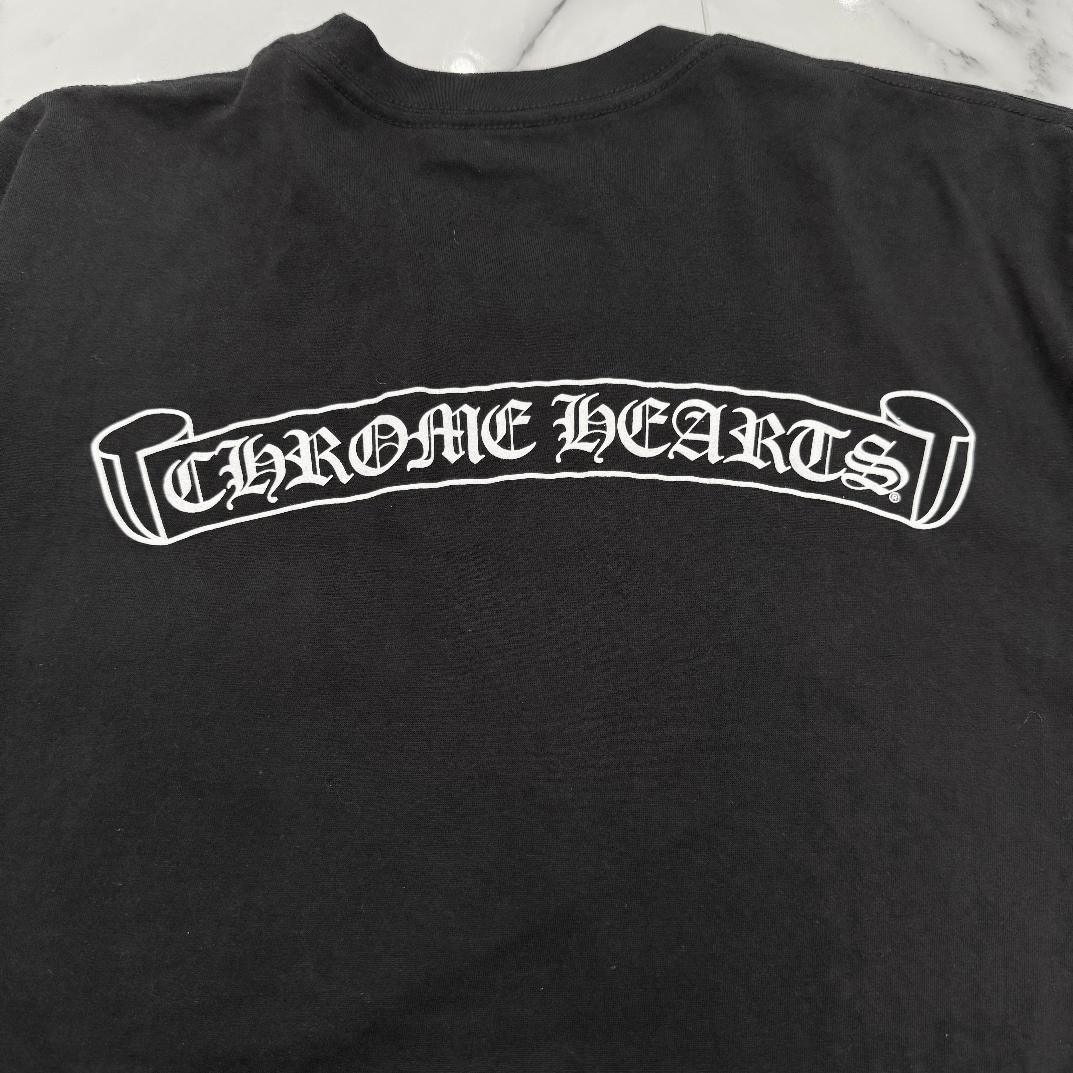 CHROME HEARTS Back Scroll Tee Size S クロムハーツ バックスクロール Tシャツ サイズS