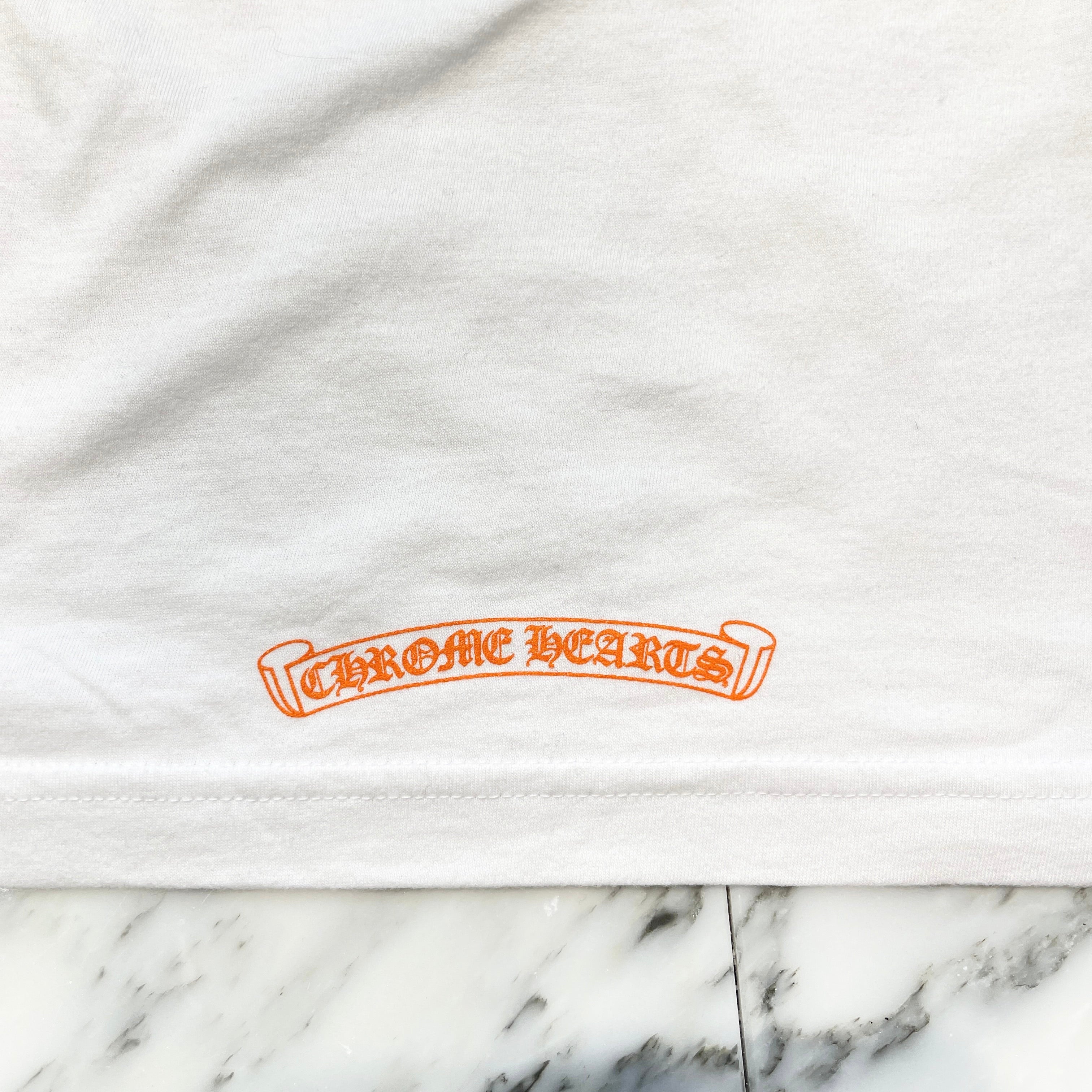 CHROME HEARTS King Taco 3 Cemetery Cross Long Sleeve Tee Size XLクロムハーツ キングタコ 3セメタリークロス ロングスリーブTシャツ サイズXL