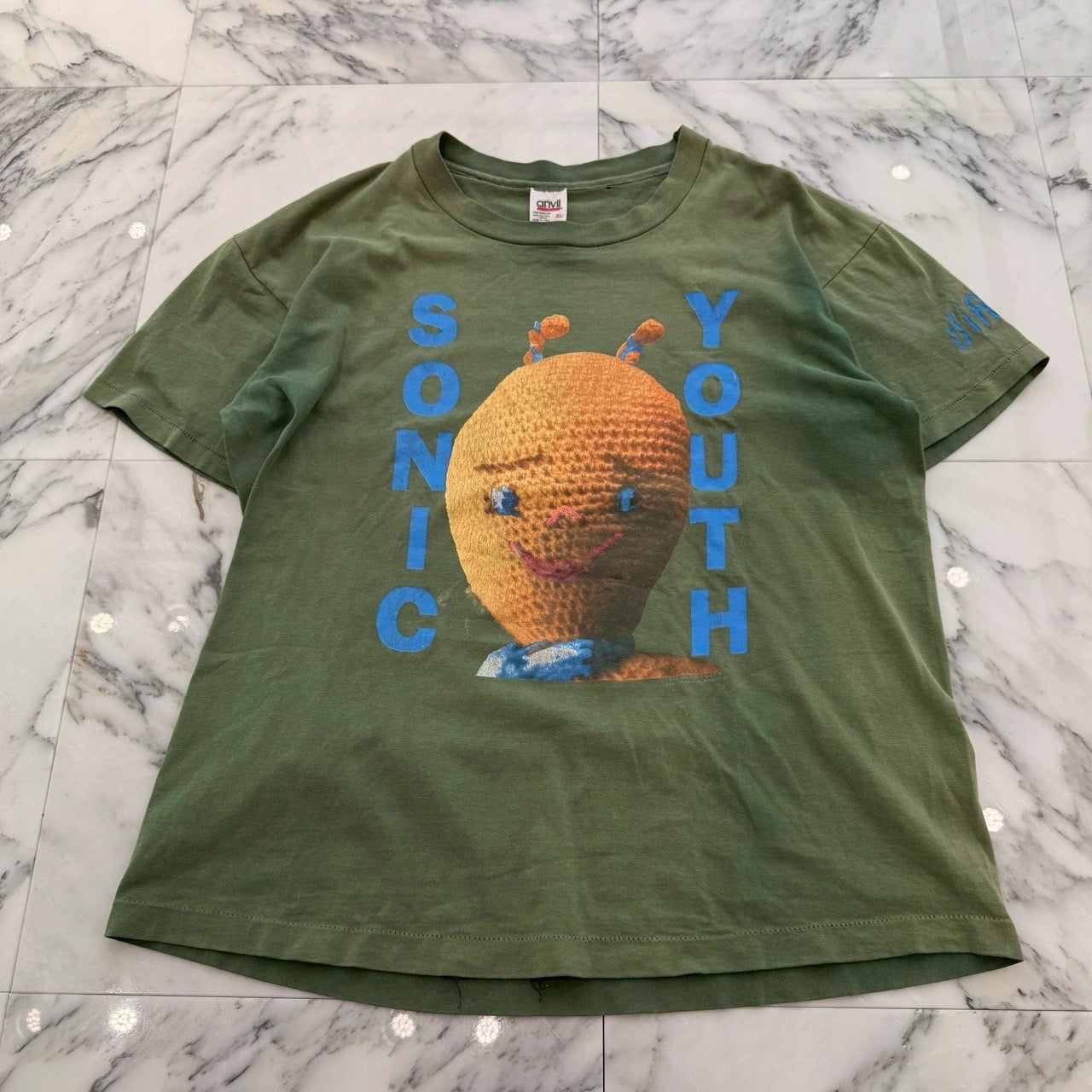 Vintage 90's SONIC YOUTH "Dirty" 1992 anvil Tee Size XL 90's ソニック・ユース "ダーティ" 1992 アンビル社製 Tシャツ サイズXL