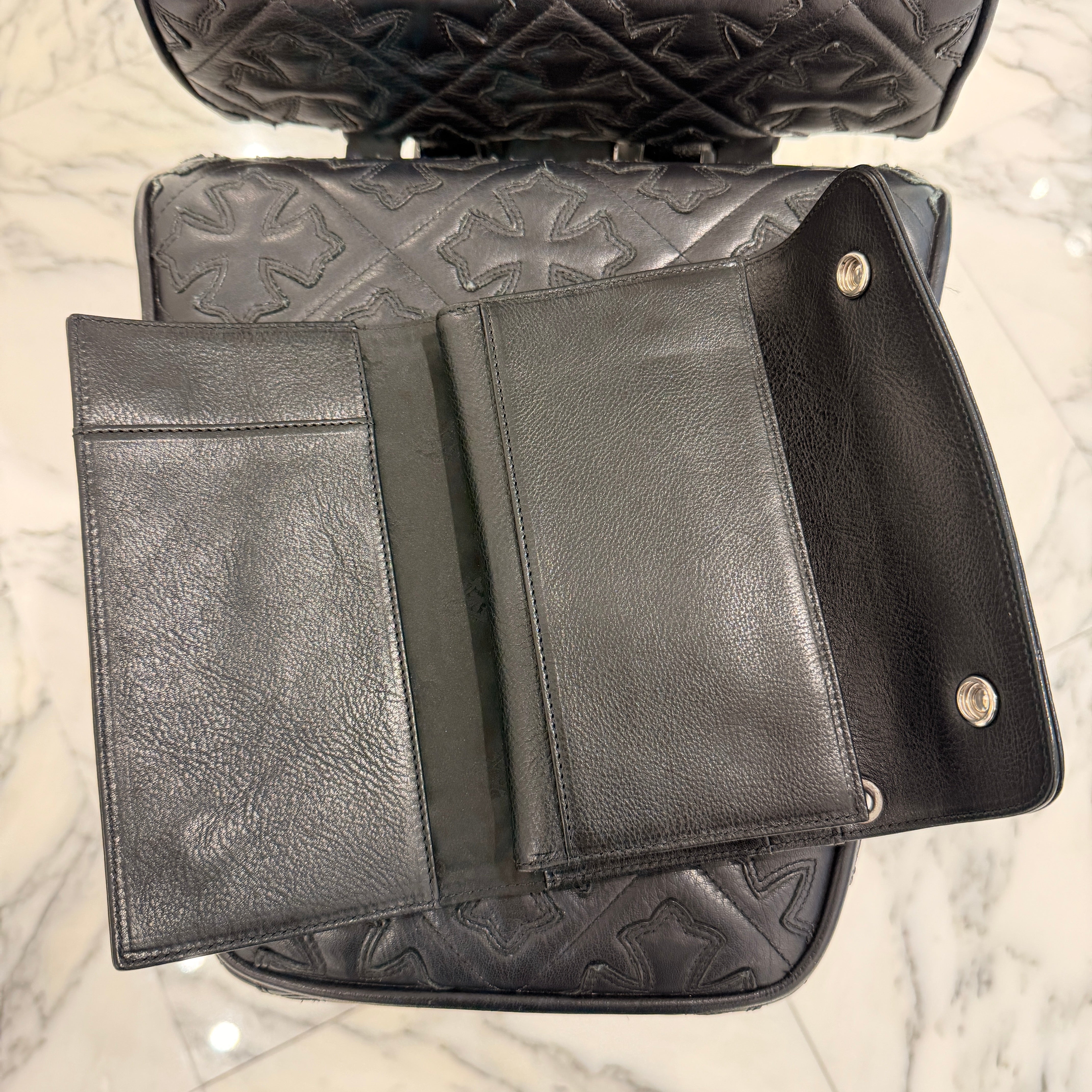 CHROME HEARTS Wave Cross Ball Wallet クロムハーツ ウェーブクロスボール ウォレット