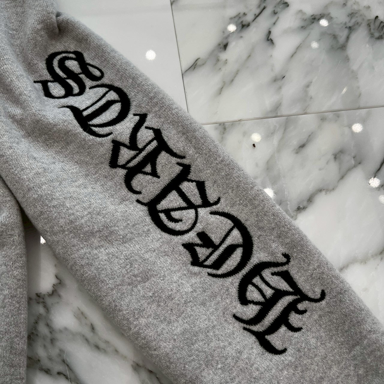 CHROME HEARTS YNOT ARM LOGO EMBROIDERY CASHMERE KNIT SWEATER Size M クロムハーツ ワイノット 袖ロゴ刺繍 カシミアニット セーター サイズM