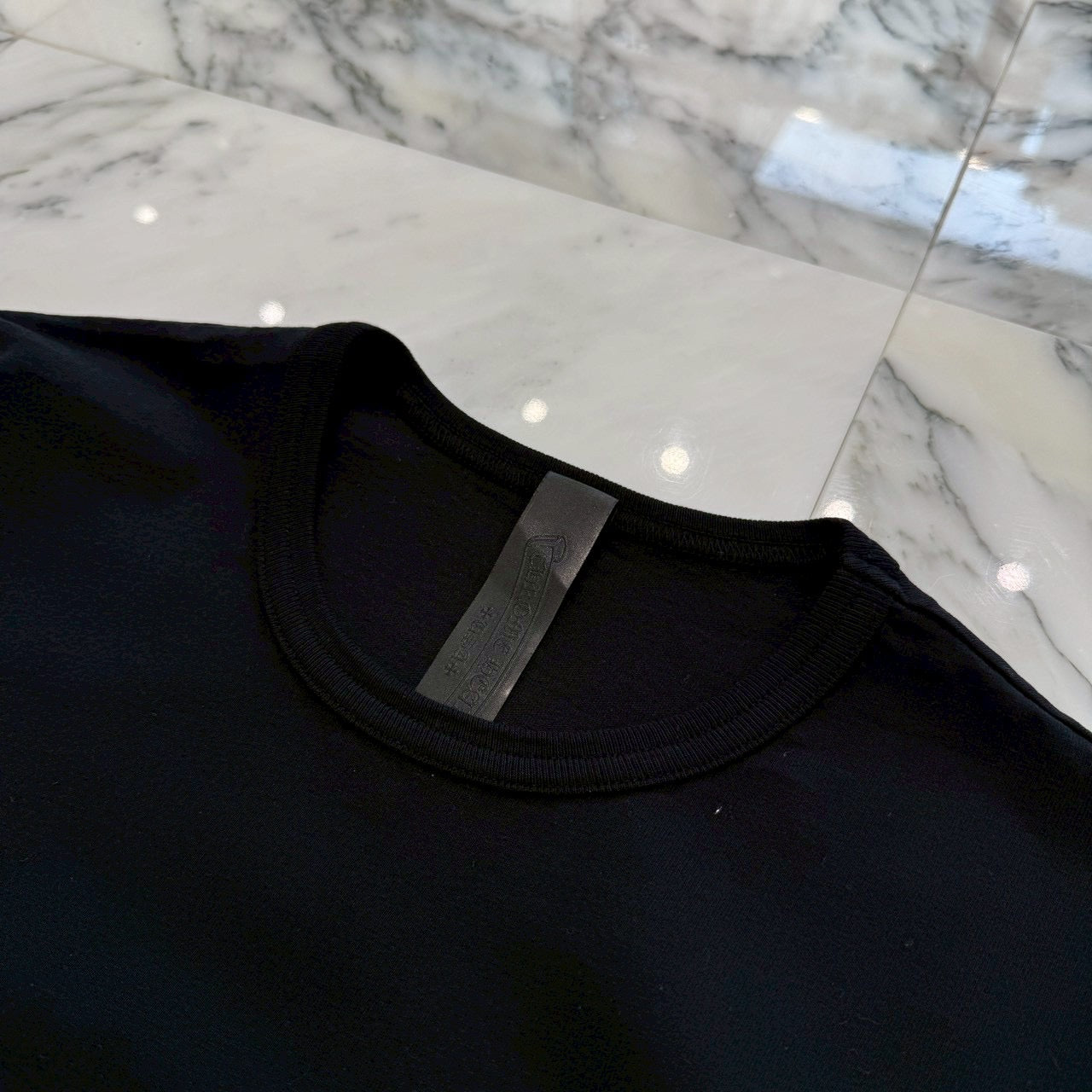 CHROME HEARTS Y NOT Vertical Logo Embroidery Tee Size L クロムハーツ ワイノット ヴァーティカルロゴ 刺繍 Tシャツ サイズL