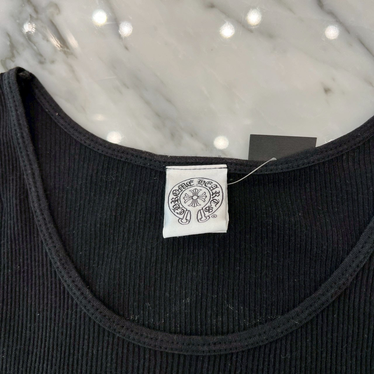 CHROME HEARTS Double CH Cross Print Tank Top Size S クロムハーツ ダブル CHクロスプリント タンクトップ サイズS