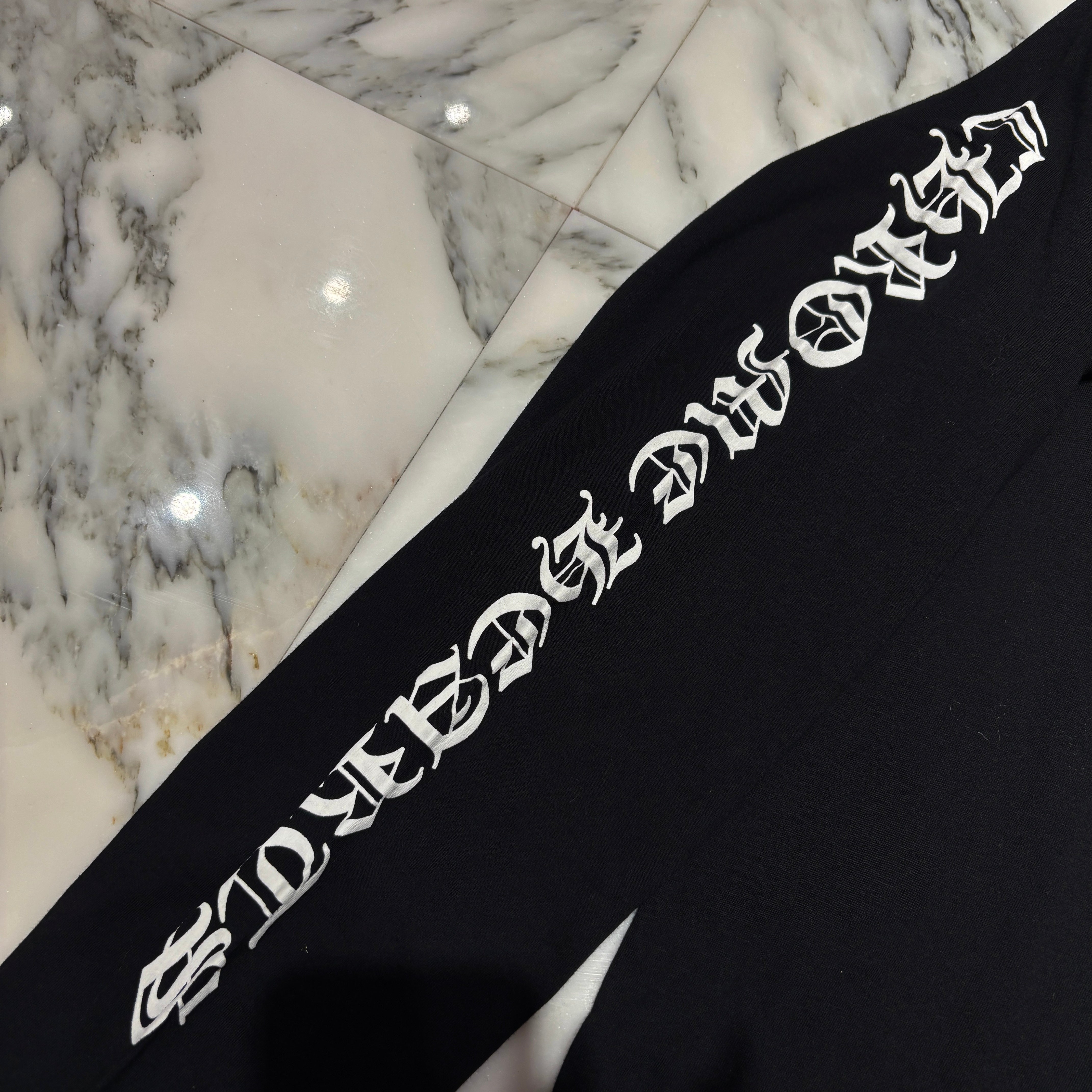CHROME HEARTS Back Scroll Fuck You Long Sleeve Tee Size S クロム