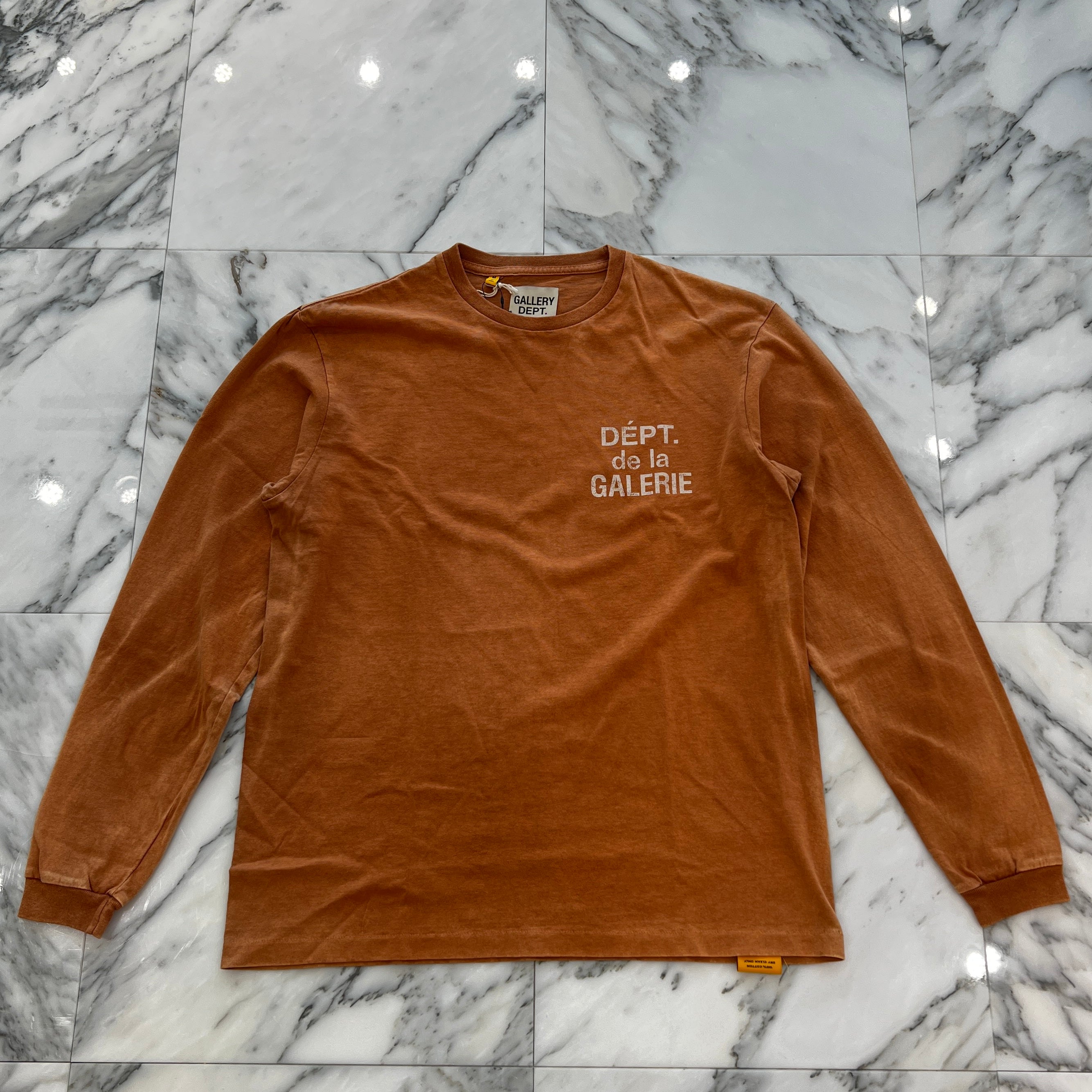 GALLERY DEPT. French Long Sleeve Tee "COCOA" FLS-60056 Size M ギャラリーデプト フレンチ ロングスリーブ Tシャツ "ココア" サイズM