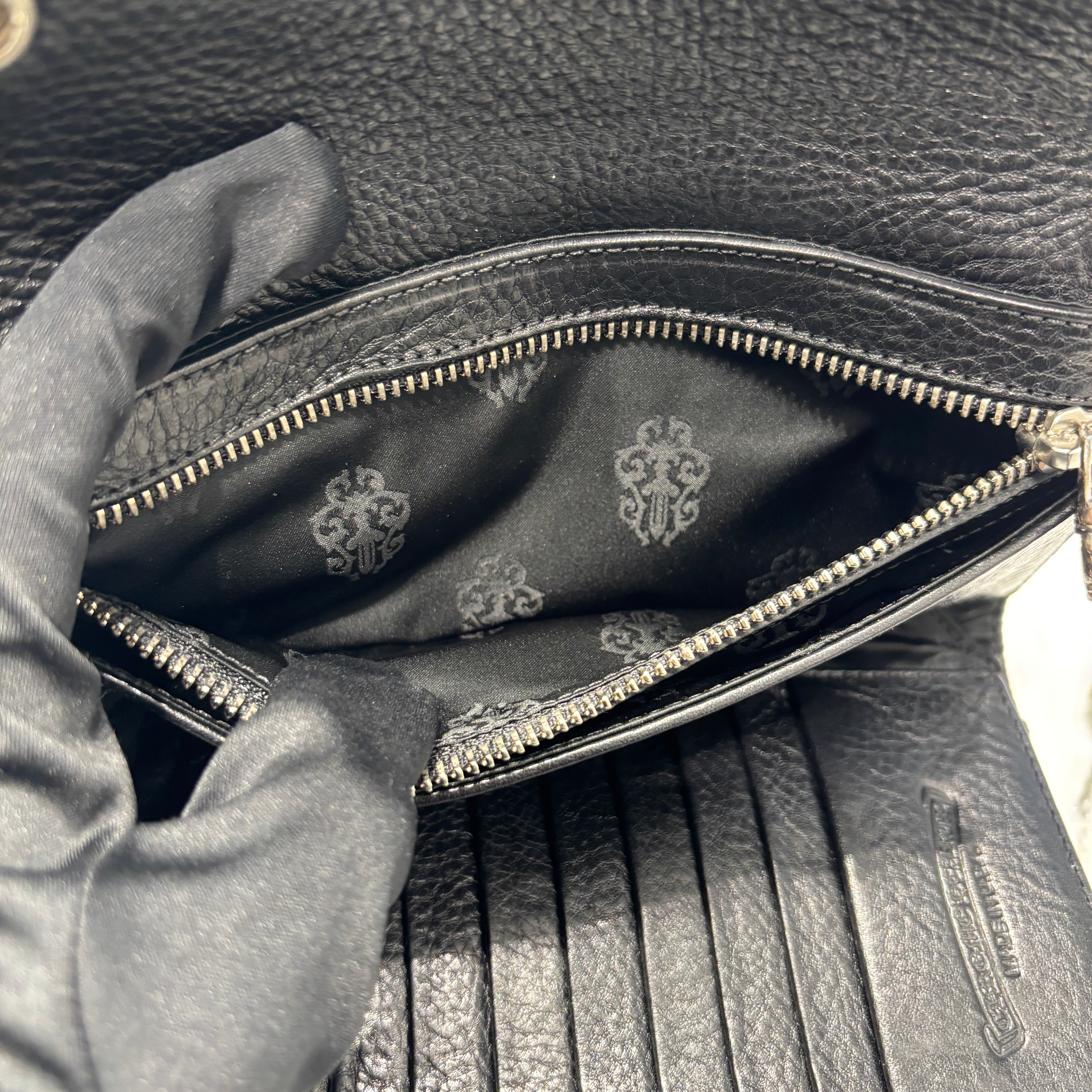 CHROME HEARTS Wave Cross Ball Wallet クロムハーツ ウェーブクロスボール ウォレット