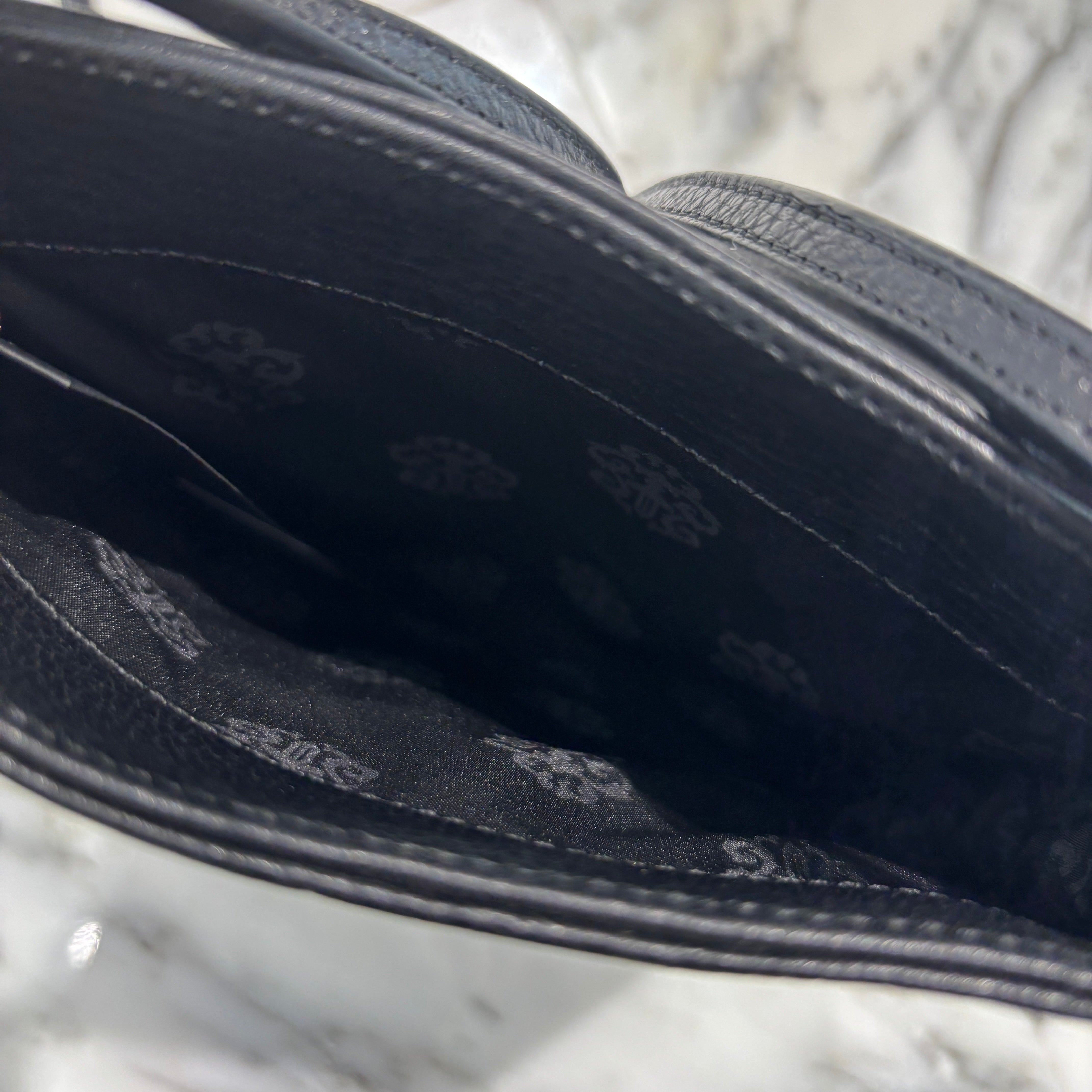 CHROME HEARTS BS Flare Square Pocket Leather Shoulder Bag クロムハ―ツ BSフレア スクエアポケット レザーショルダーバッグ