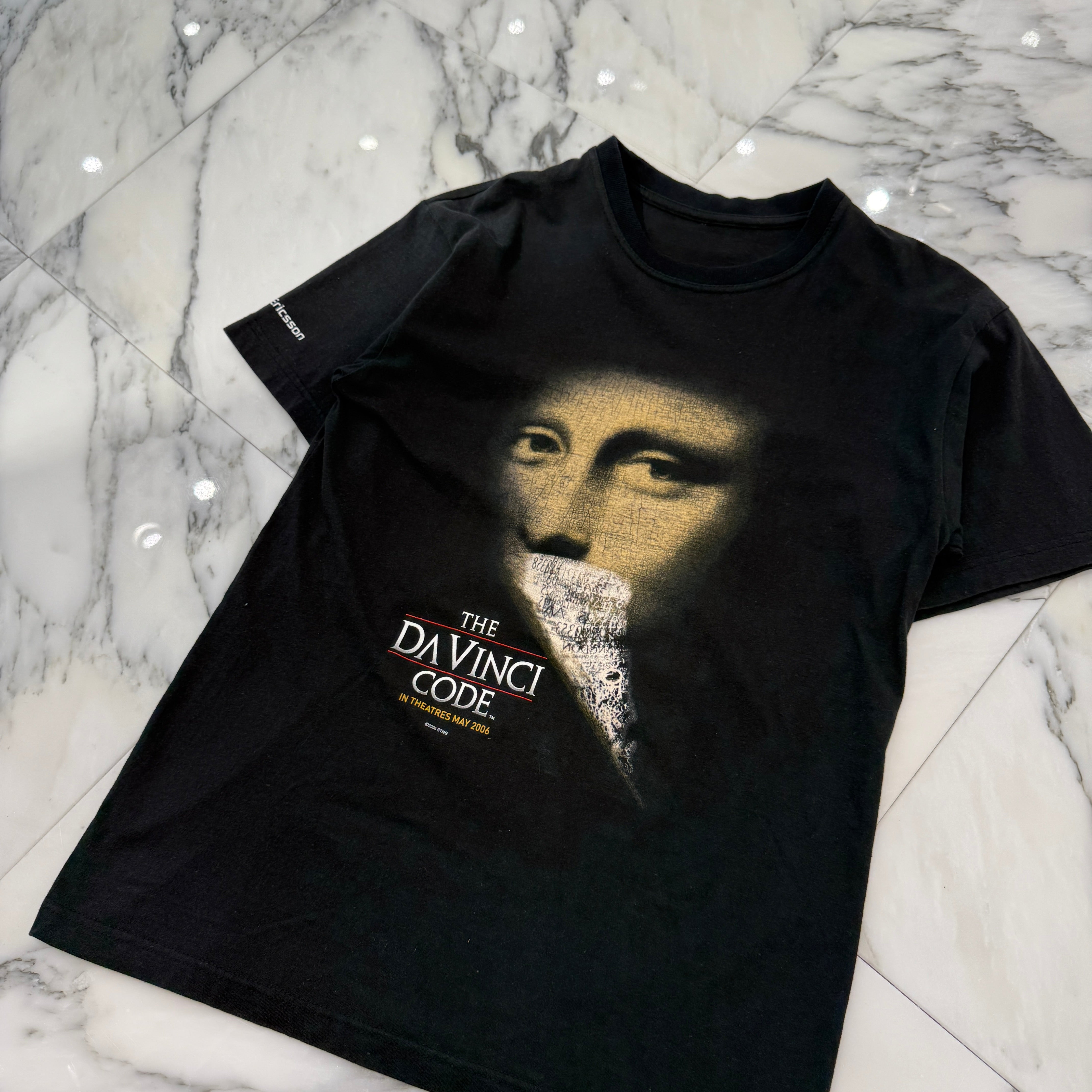 Vintage 00's The Davinci Code "Can You Crack The Code?" 2006 S/S Tee 00's ダビンチ・コード "キャンユークラックザコード？" 2006 Tシャツ