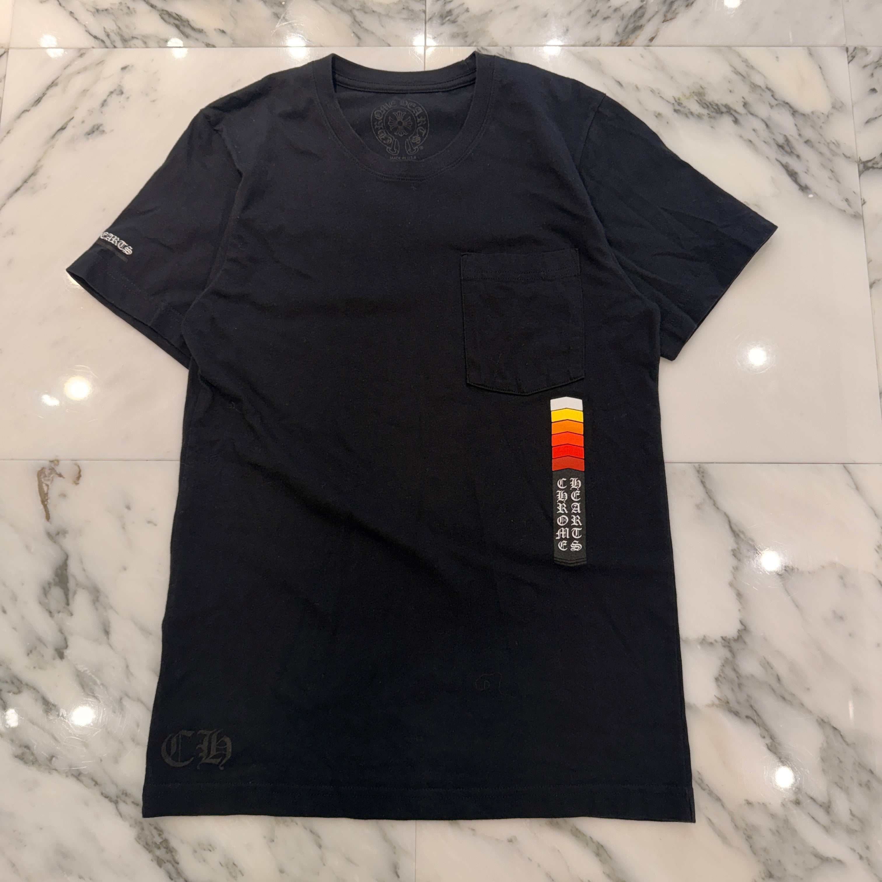 CHROME HEARTS Neon Bar Logo Tee Size S クロムハーツ ネオンバー ロゴ Tシャツ サイズS