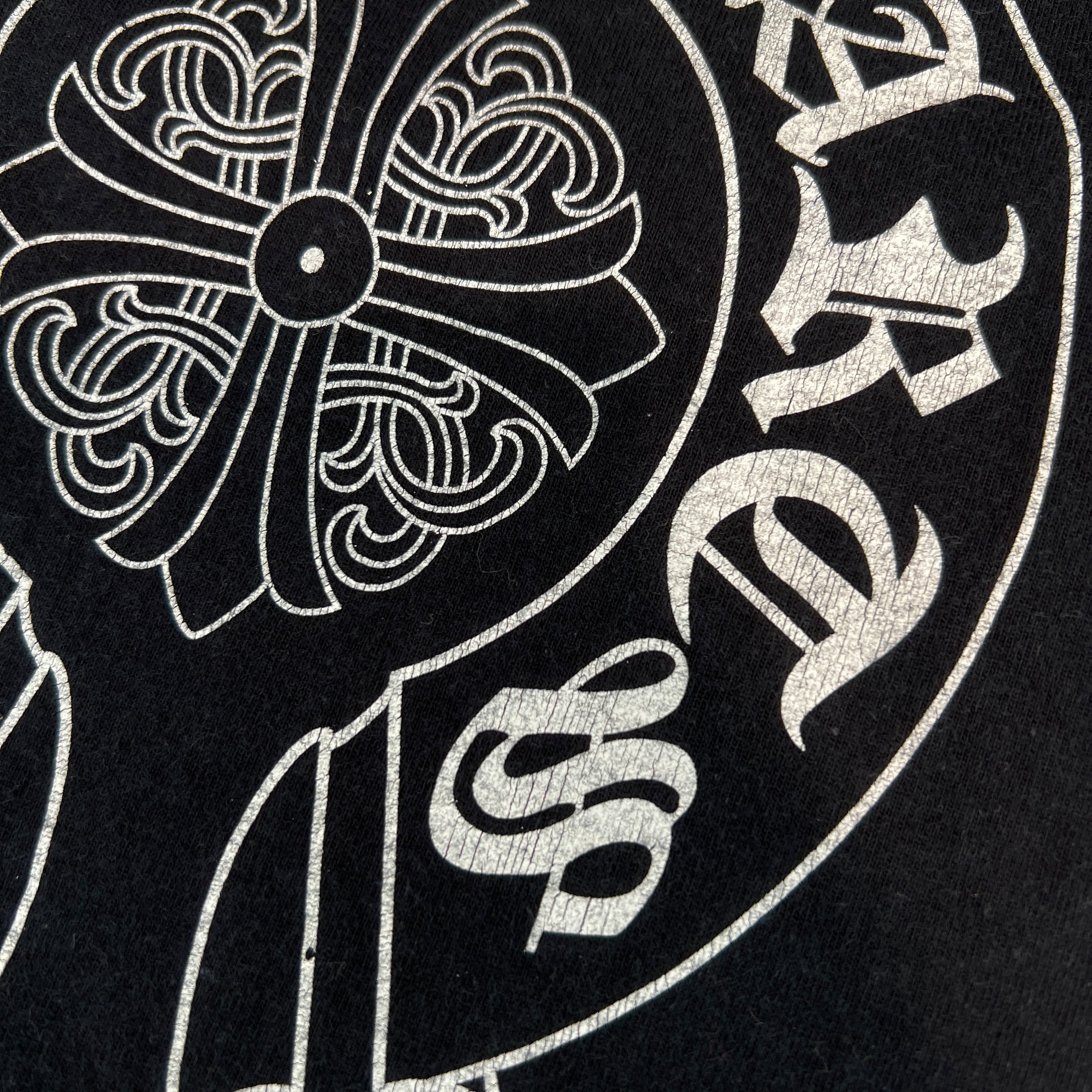 CHROME HEARTS Ultimo Horseshoe Fleur Print Long Sleeve Tee クロム