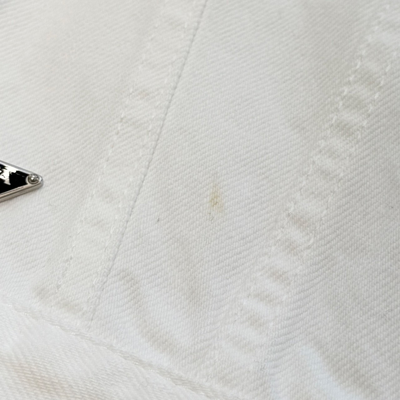 PRADA 2023SS Triangle Logo Plate Denim Jacket GEB227 S231 12PA Size S プラダ トライアングルロゴプレート デニムジャケット サイズS