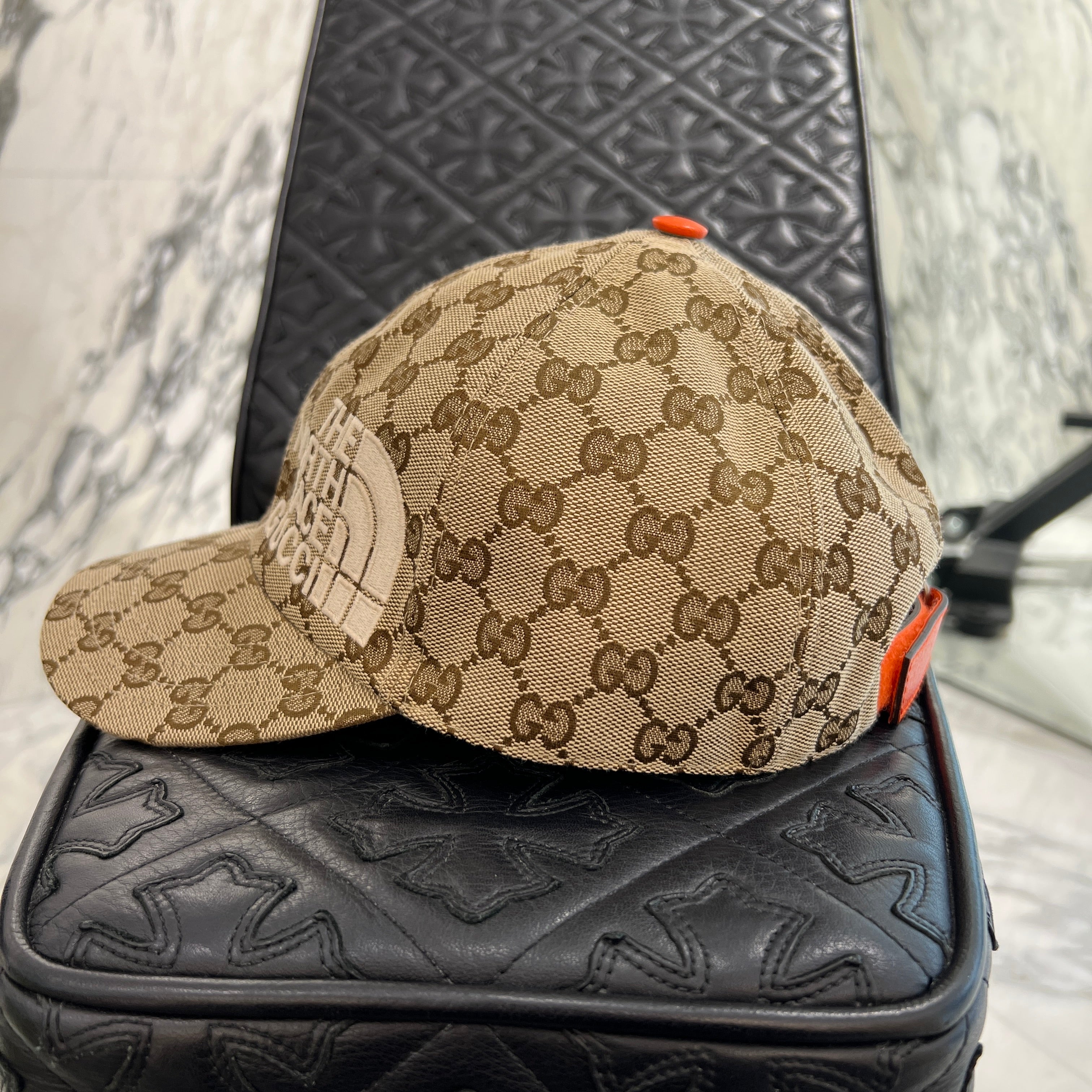 GUCCI × THE NORTH FACE 2021AW GG Canvas Baseball Cap 672155 4HAJR Size L (59cm) グッチ × ノースフェイス GGキャンバスベースボールキャップ  サイズL (59cm)