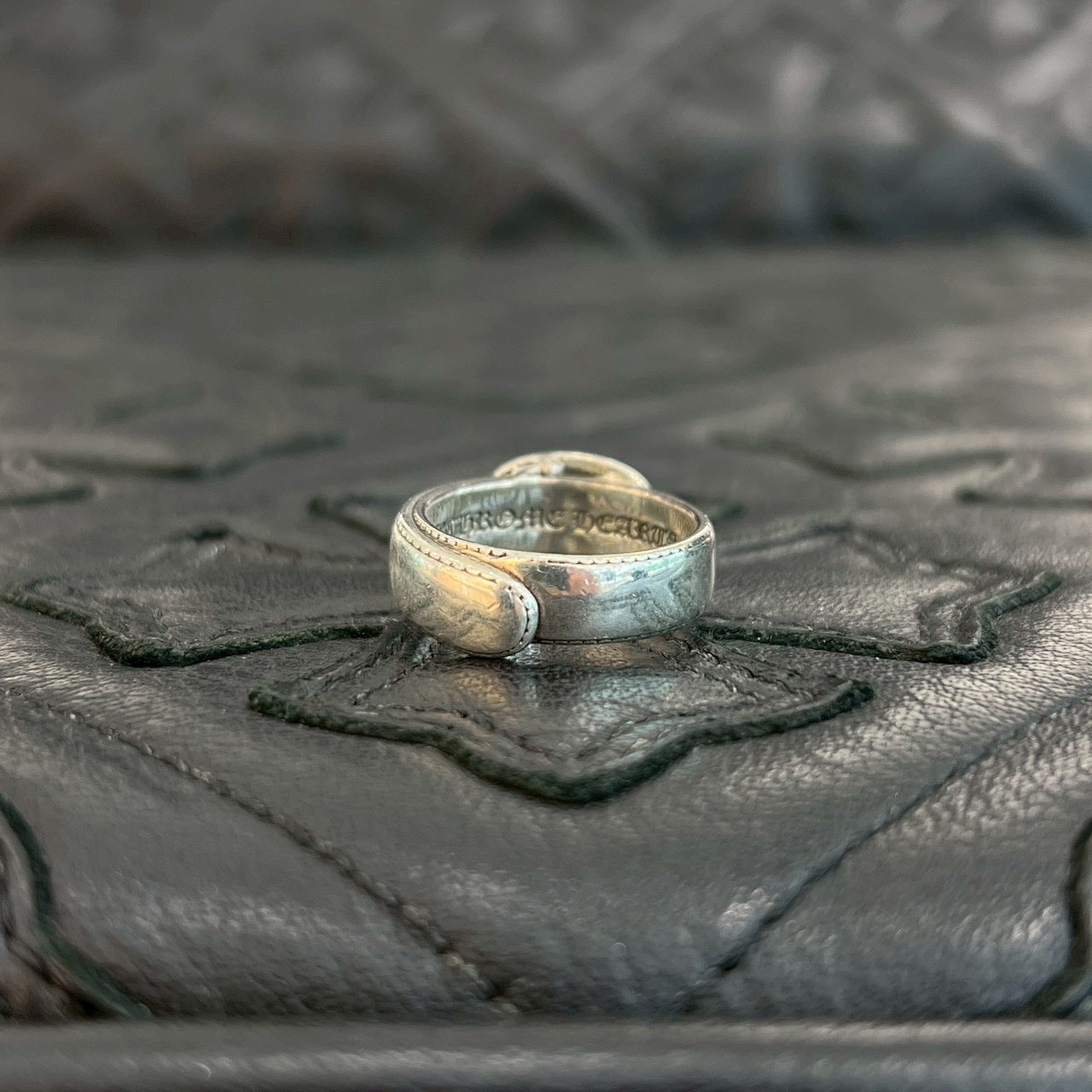h*a様 Chrome Hearts クラッシックオーバルリング CHROME HEARTS Classic Oval Cross Belt Ring Size 11.5号 クロム