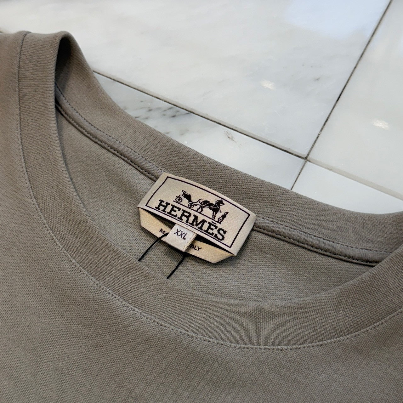 HERMES Layered Nylon Pocket Tee Size XXL エルメス レイヤード風 ナイロンポケット Tシャツ サイズXXL