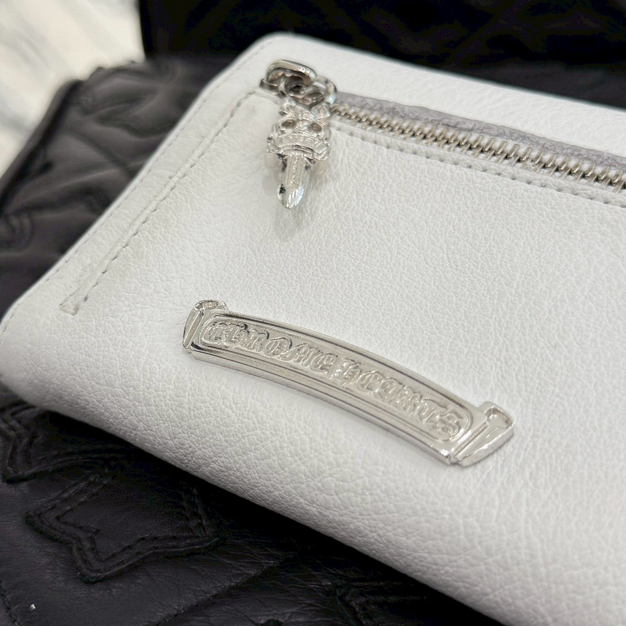 CHROME HEARTS Wave Mini Cross Ball Wallet クロムハーツ ウェイブミニ クロスボール ウォレット